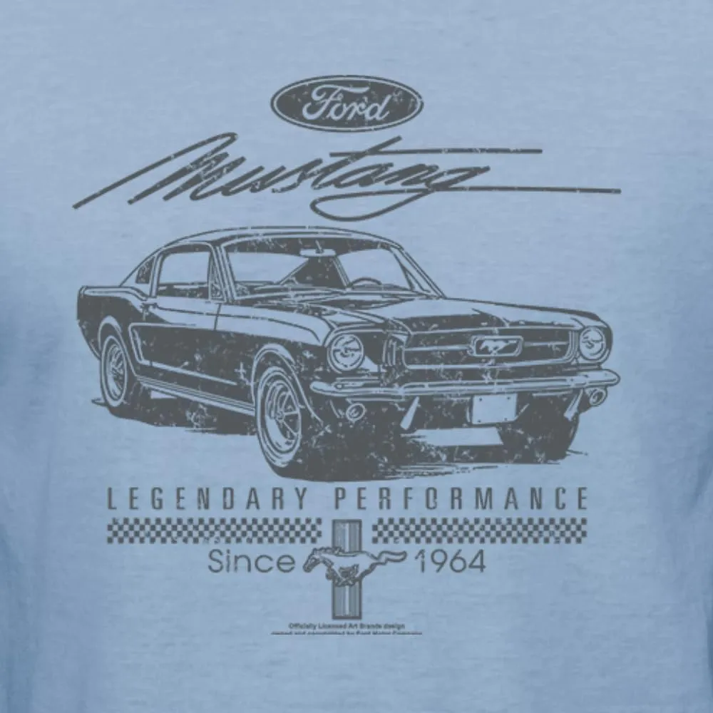 Ford Mustang Legendary Performance Est 1964 | Retro Vintage Cars and Trucks Shirt