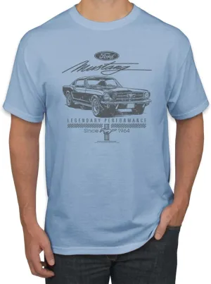 Ford Mustang Legendary Performance Est 1964 | Retro Vintage Cars and Trucks Shirt