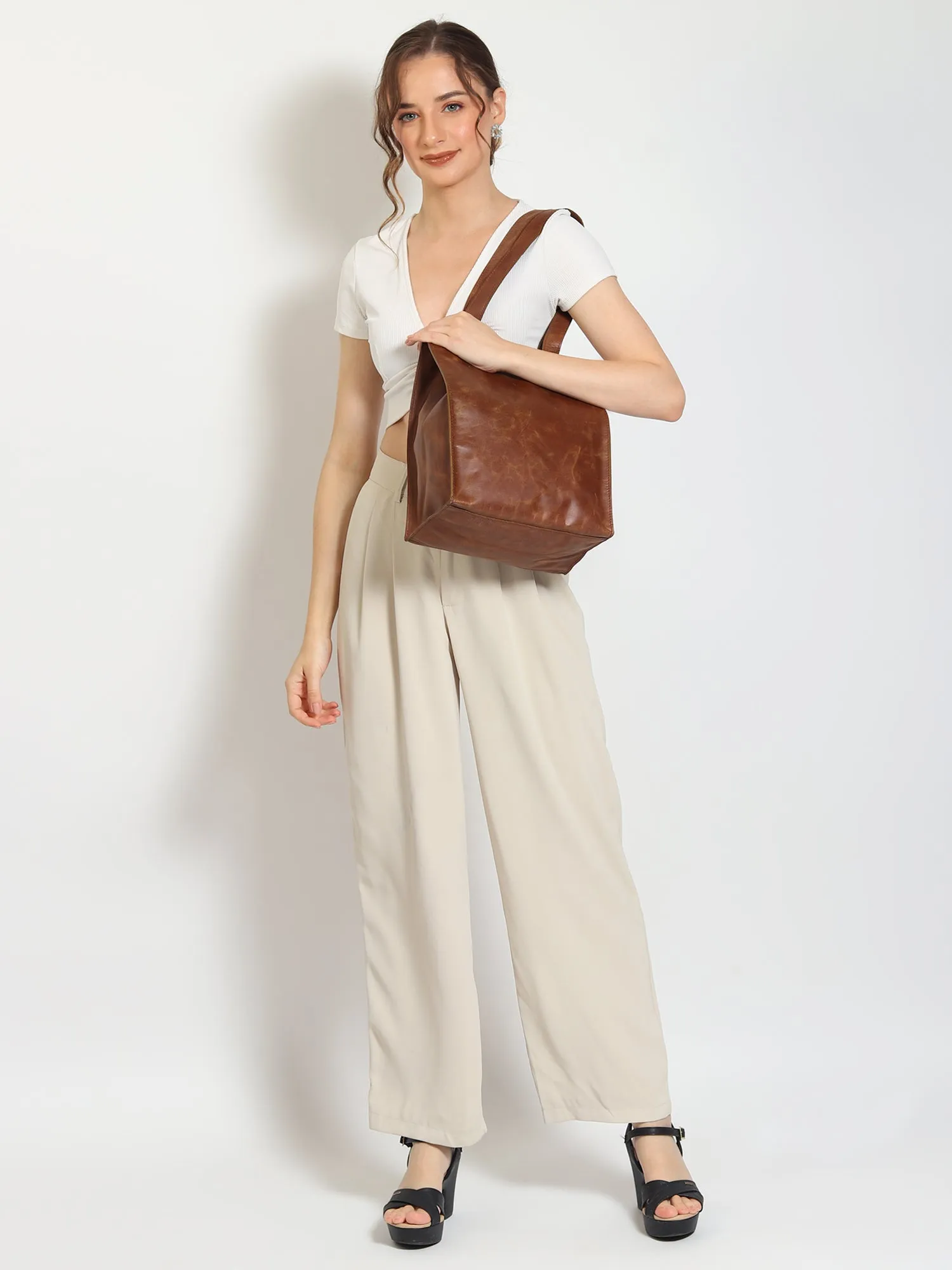FREEBIE - LEATHER TOTE BAG SMALL