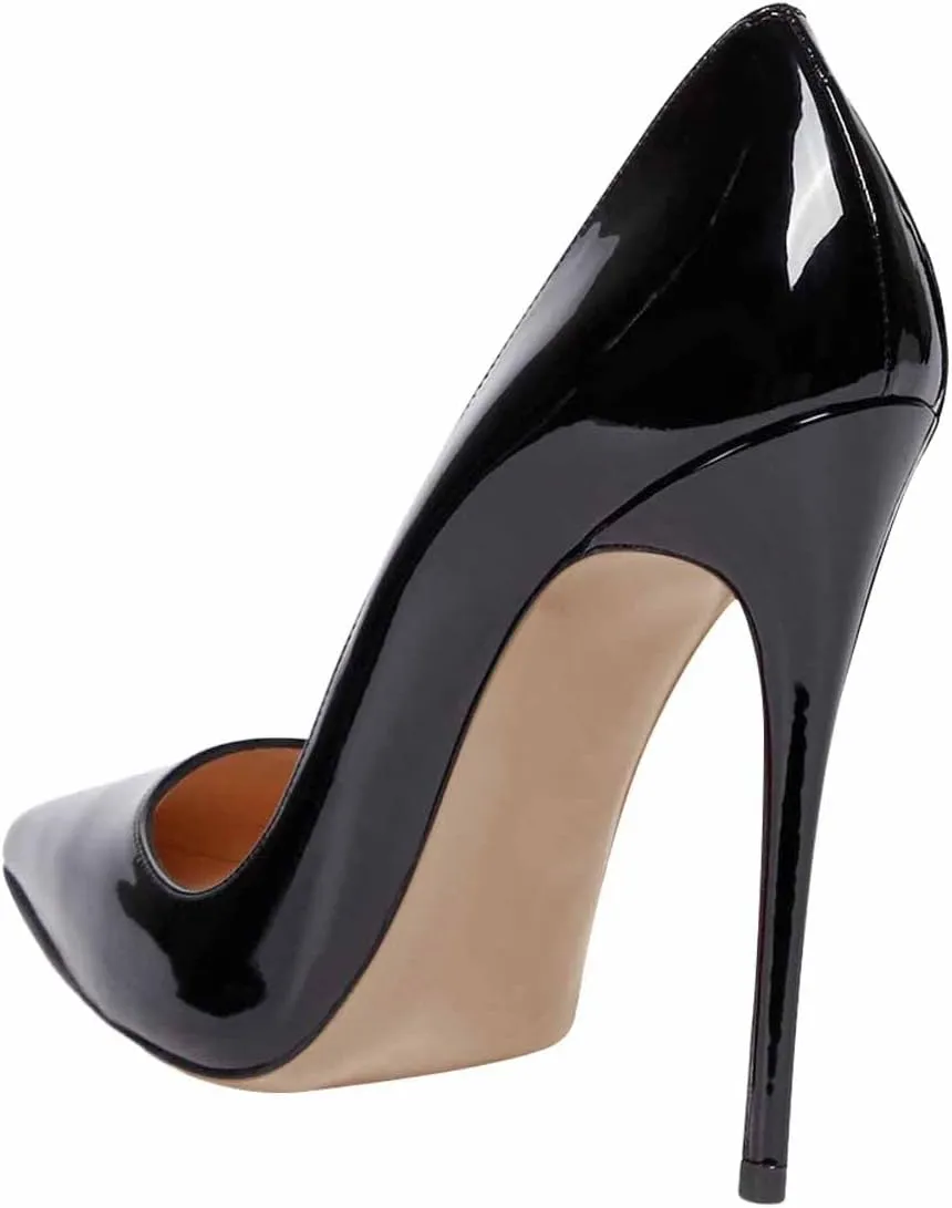 FSJ Women Sexy Leopard Printed Dress Shoes Pointy Toe High Heels Stilettos Pumps Shoe Size 4-15 US