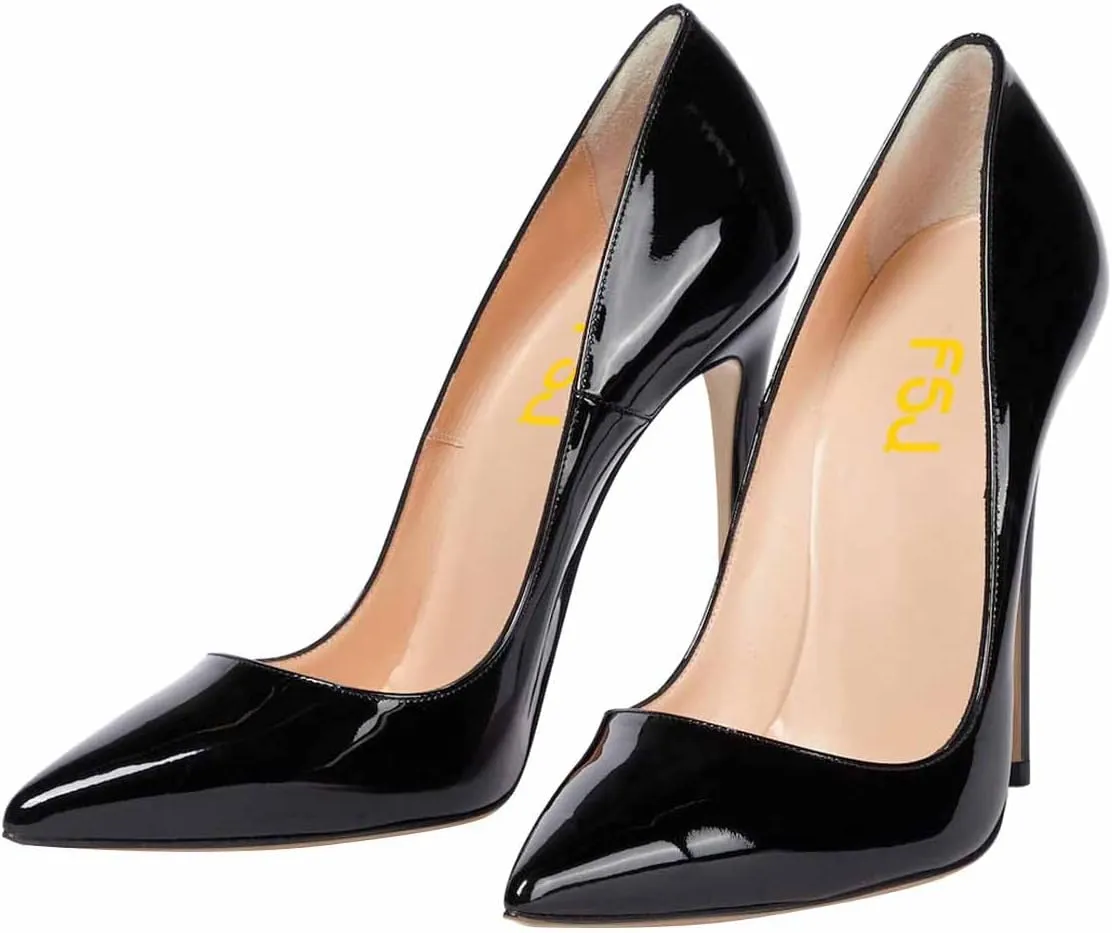 FSJ Women Sexy Leopard Printed Dress Shoes Pointy Toe High Heels Stilettos Pumps Shoe Size 4-15 US