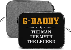 G-Daddy The Man The Myth The Legend Fashion Laptop Bag Sleeve Cover Travel Computer Carrying Case Gifts for Men Women 13inch