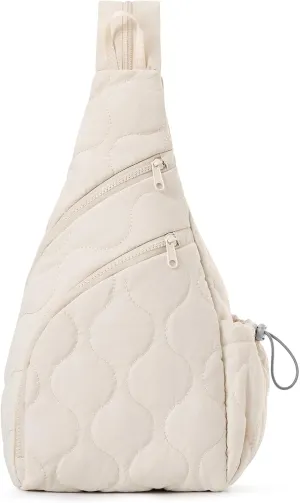G4Free Casual Crossbody Bag Sling Daypack for Women Lightweight Backpack Fashionable Chest Bag for Daily Outings