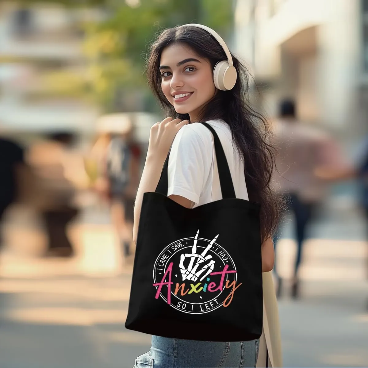 Gag Gifts Sarcastic Tote Bag, Funny Gifts Reusable Grocery Bags, Novelty Gifts Humor Beach Bag Weekender Bag