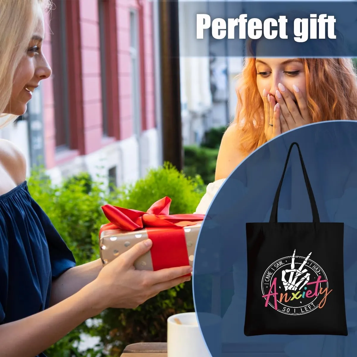 Gag Gifts Sarcastic Tote Bag, Funny Gifts Reusable Grocery Bags, Novelty Gifts Humor Beach Bag Weekender Bag