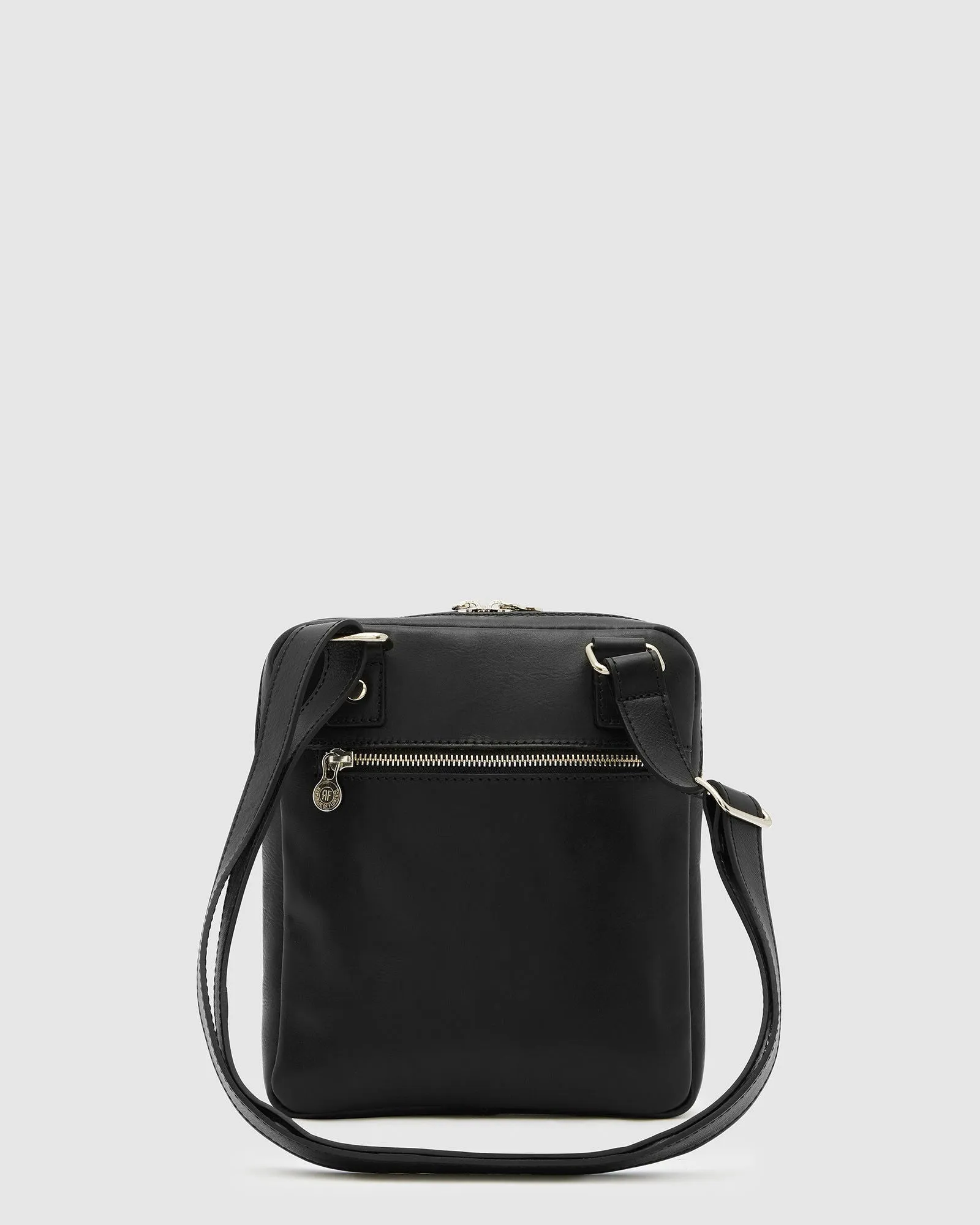 Gaius Matt Black - Leather Satchel