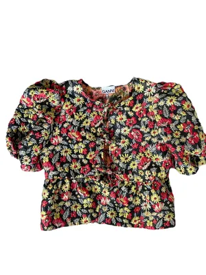Ganni Floral Blouse UK 12