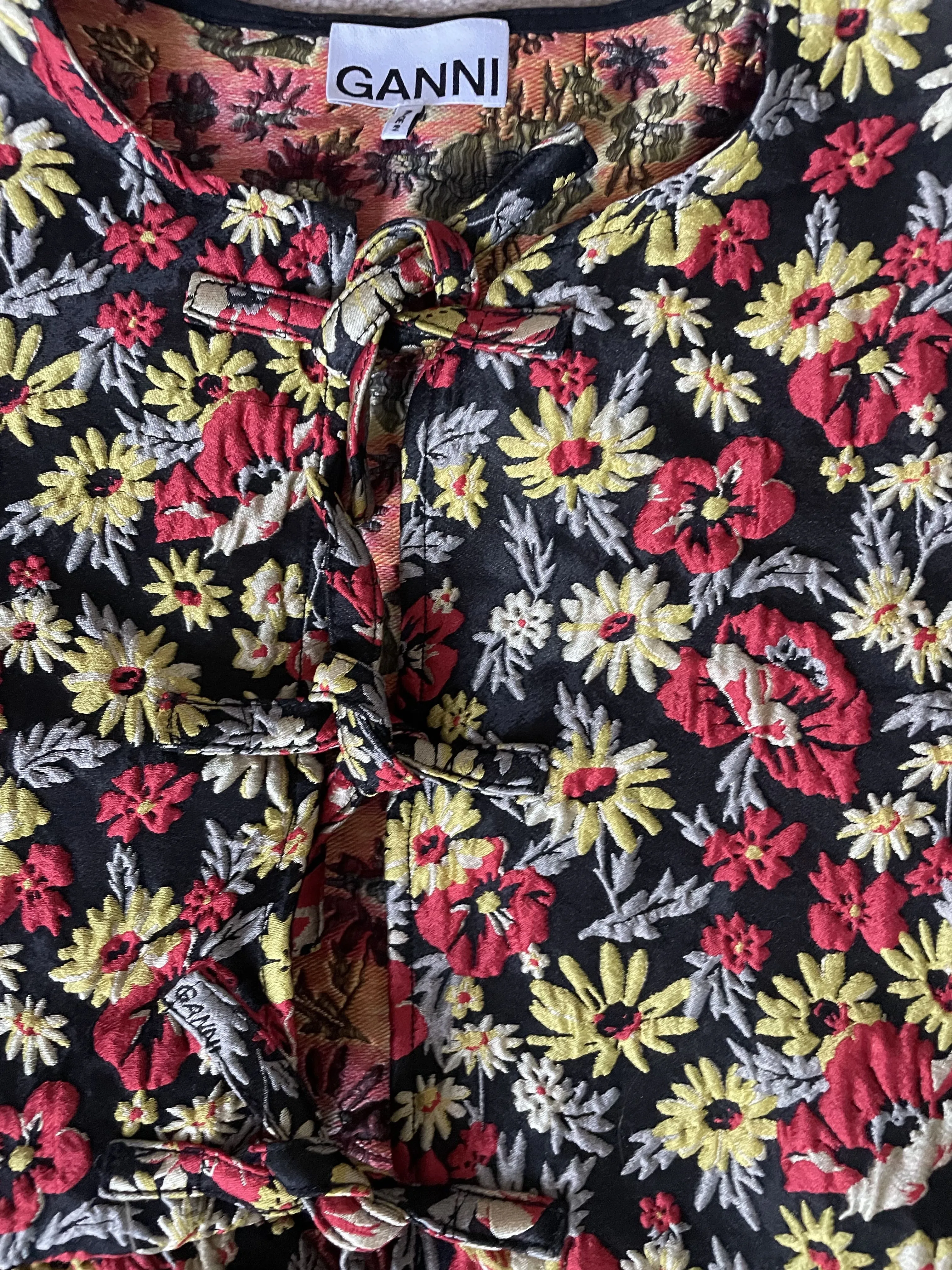 Ganni Floral Blouse UK 12