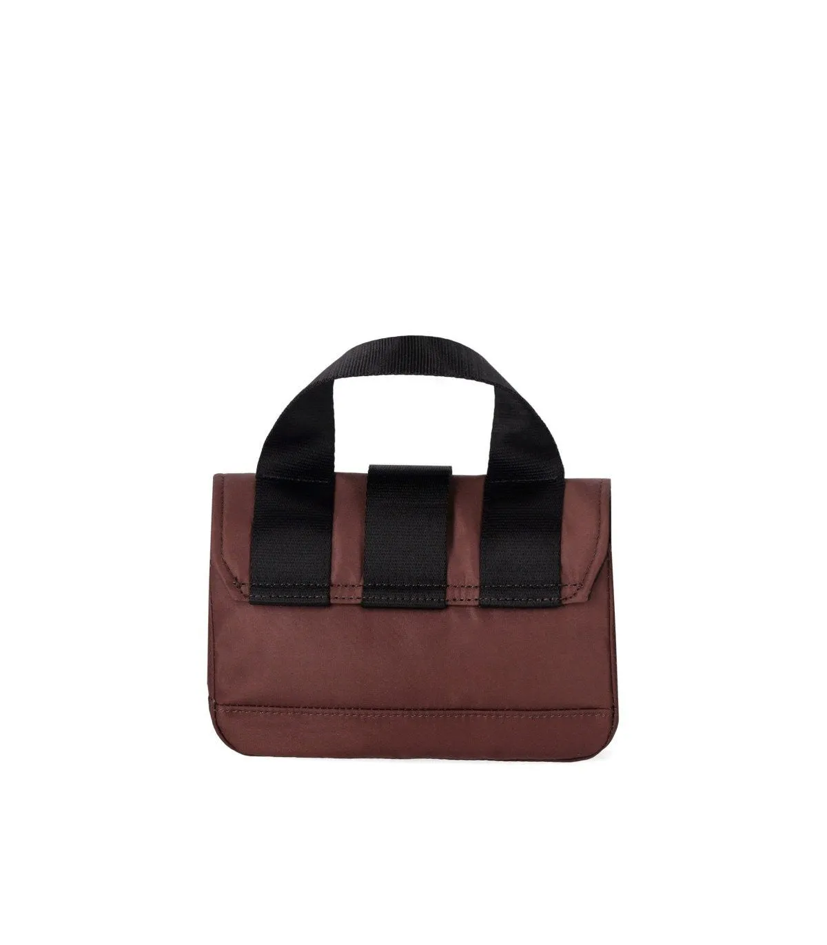 Ganni Tech Mini Chocolate Crossbody Bag