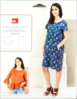 Gelato Blouse   Dress Sewing Pattern