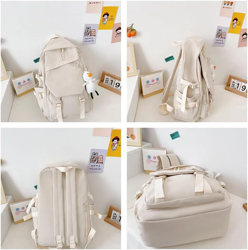Genshin Impact Backpack Aether Backpack Cute 3D Printed Daypack Laptop 17" Large Capacity Travel Black BackPack With Gift