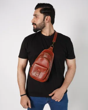 Genuine Leather Sling Bag Crossbody