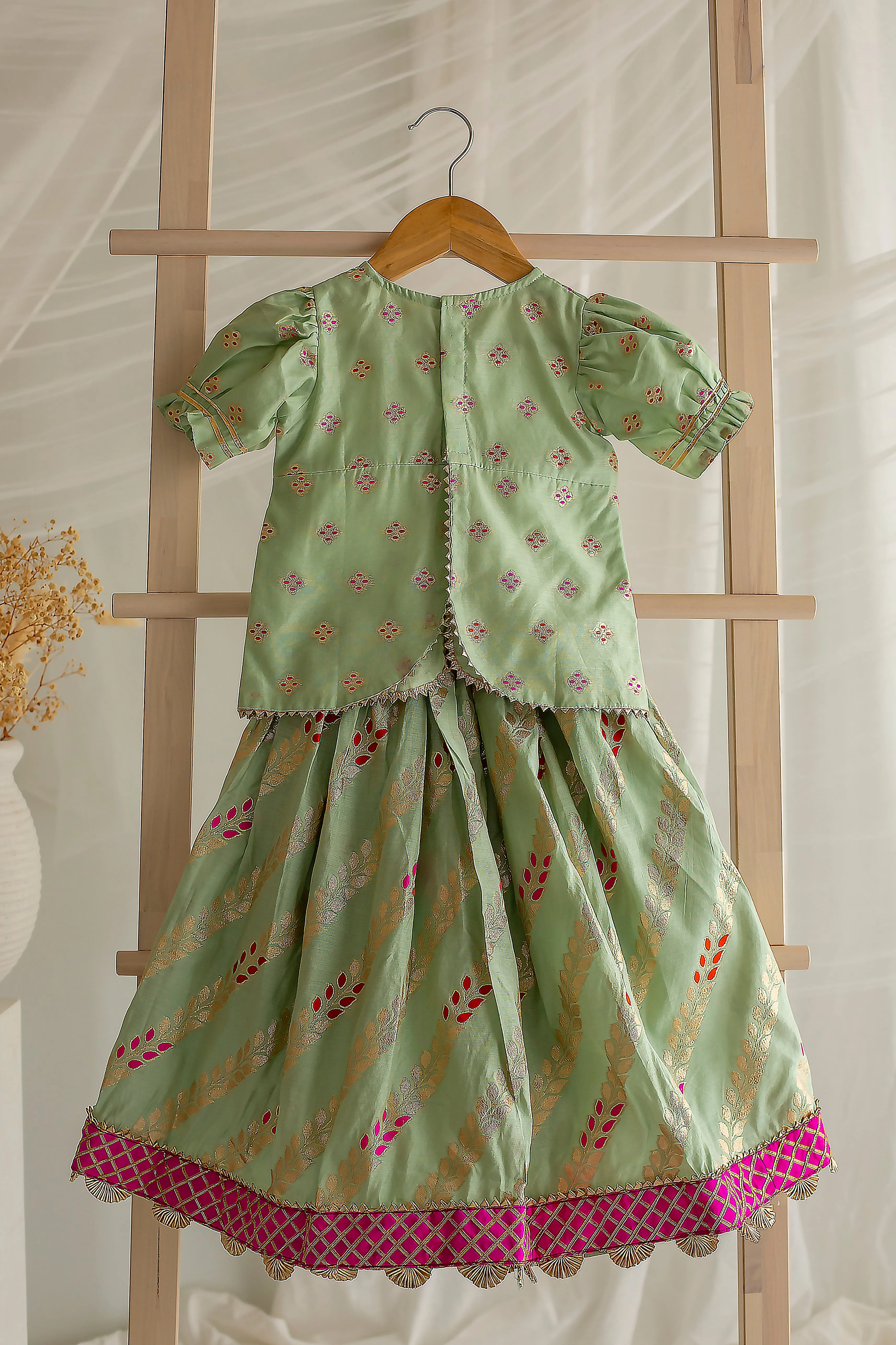 Green Lehenga Set