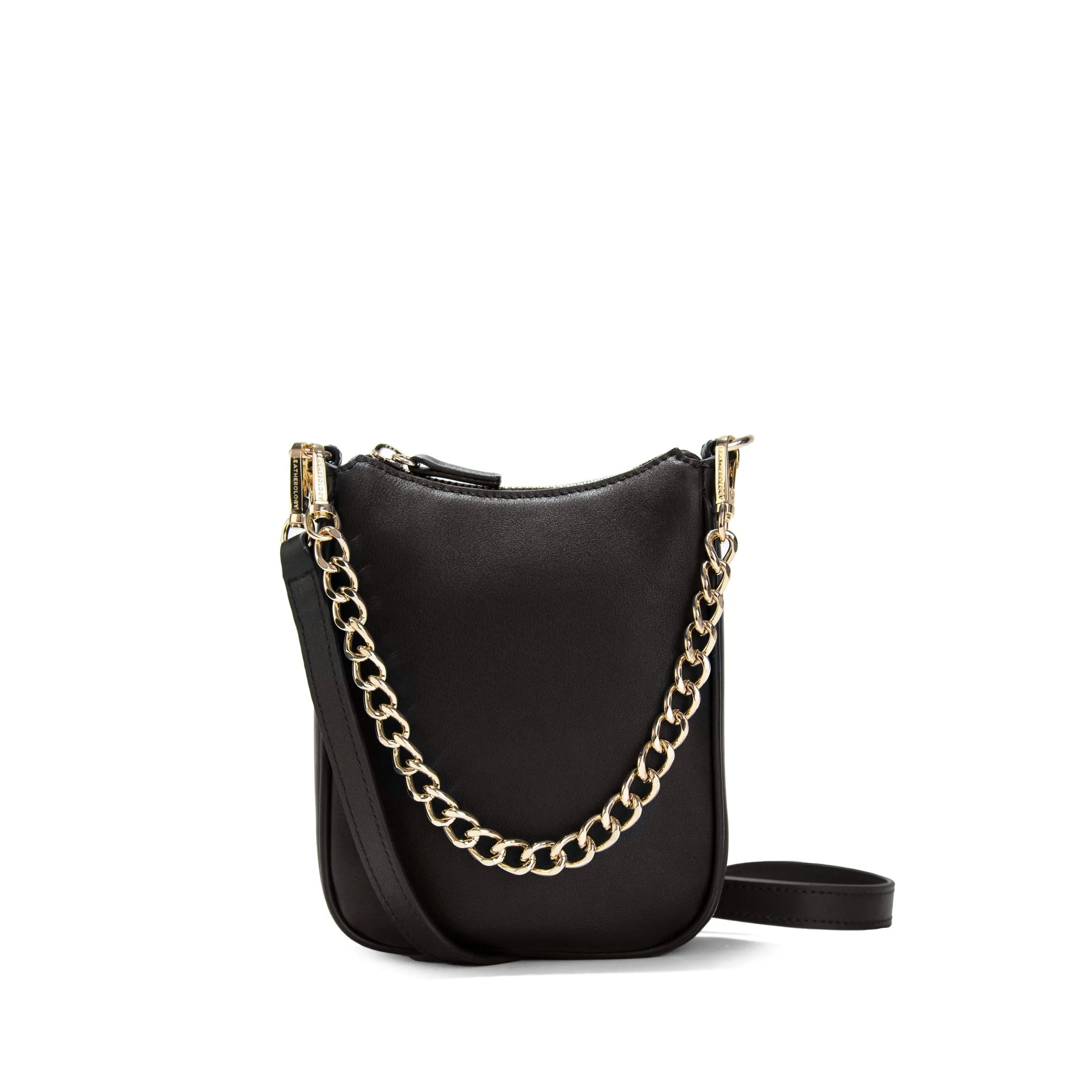 Greta Chain Vertical Sling Black Onyx