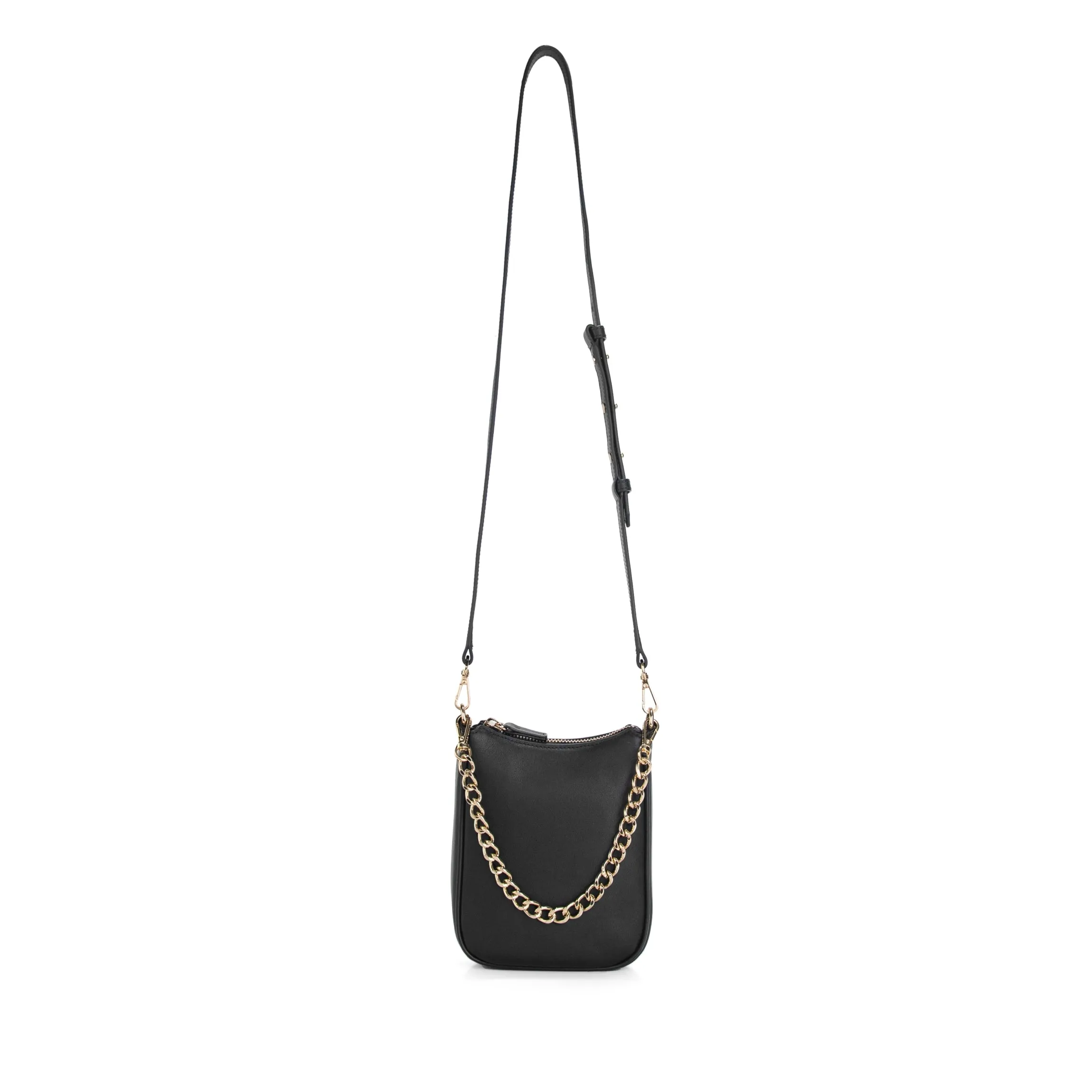 Greta Chain Vertical Sling Black Onyx
