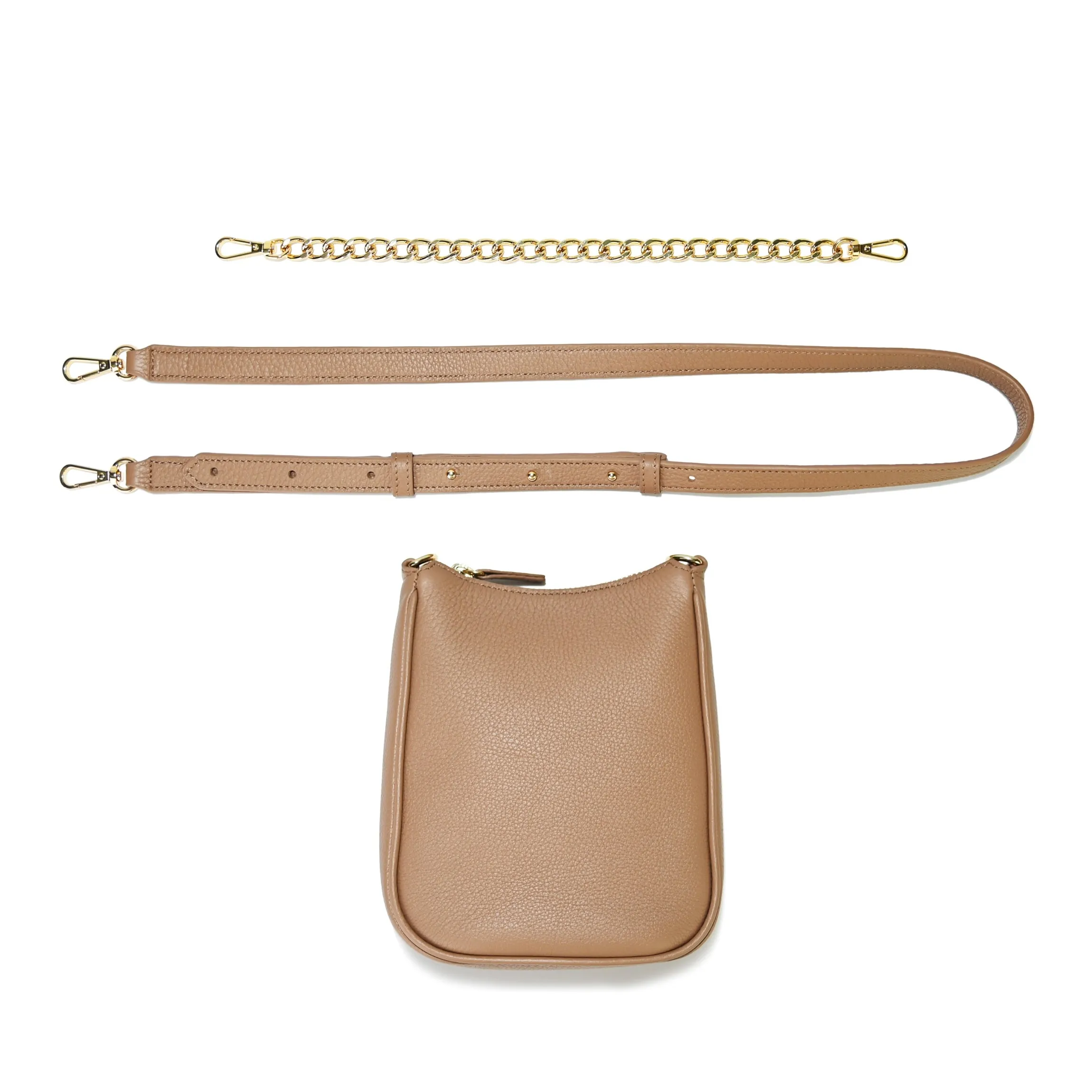 Greta Chain Vertical Sling Camel
