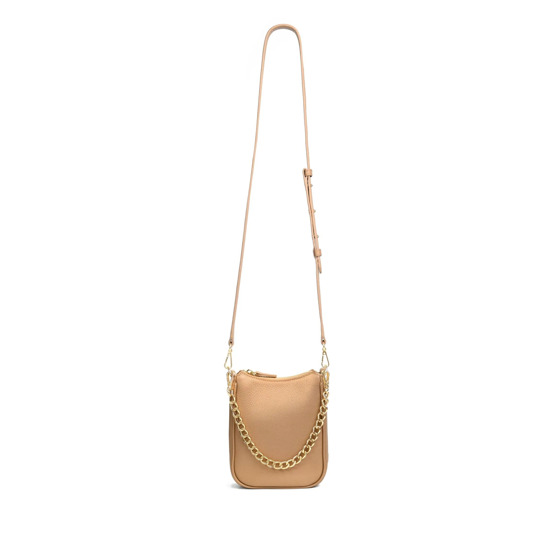 Greta Chain Vertical Sling Camel