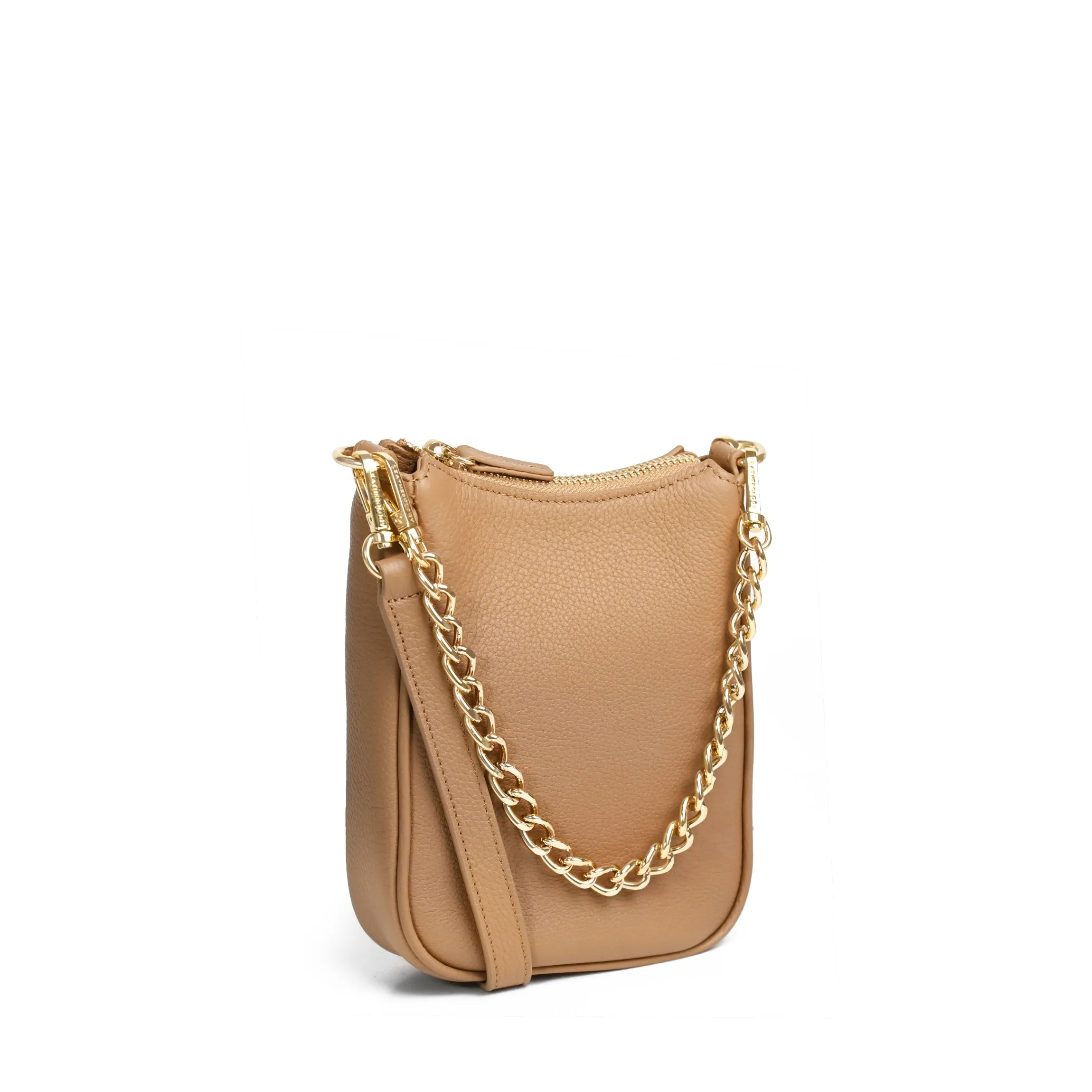 Greta Chain Vertical Sling Camel