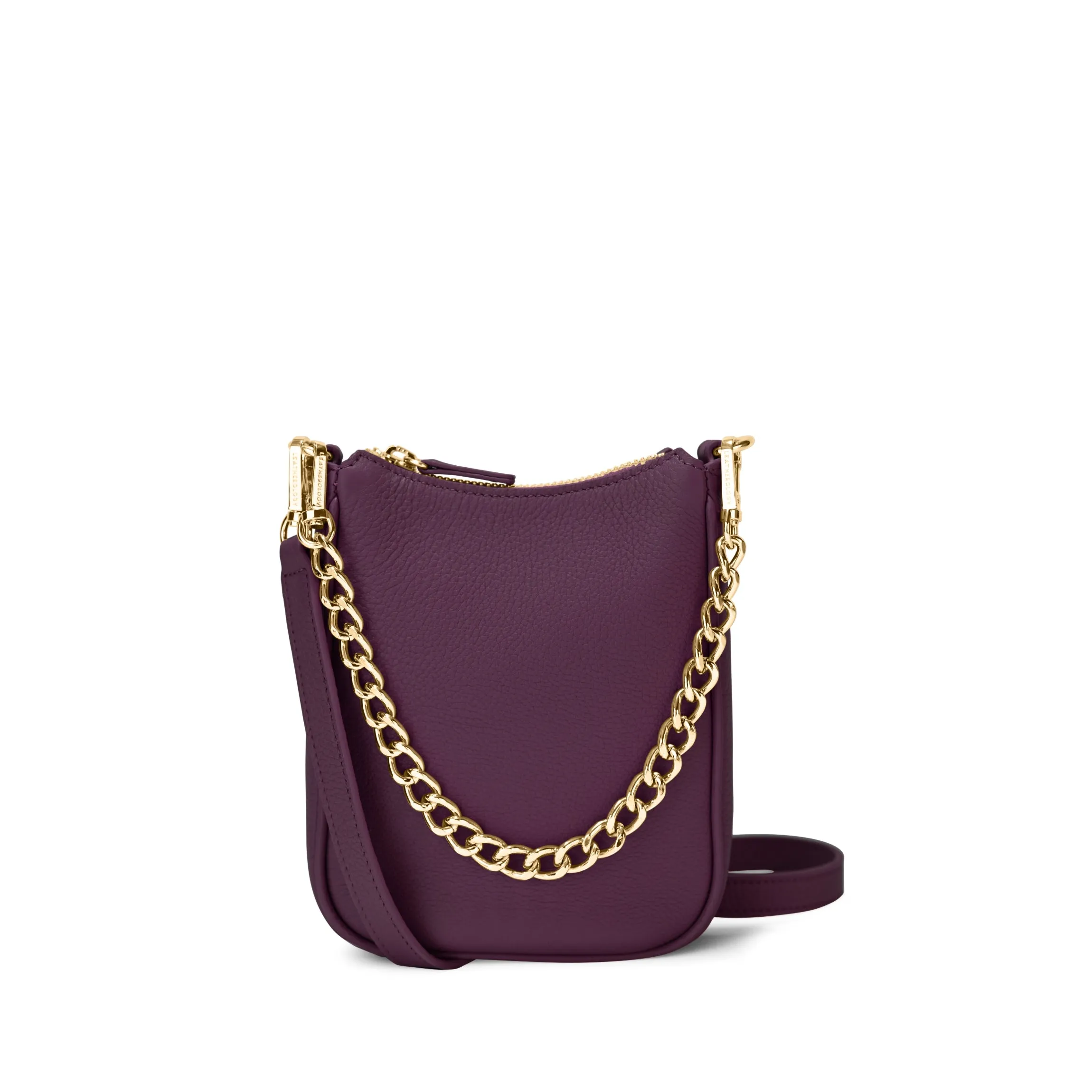 Greta Chain Vertical Sling Deep Plum