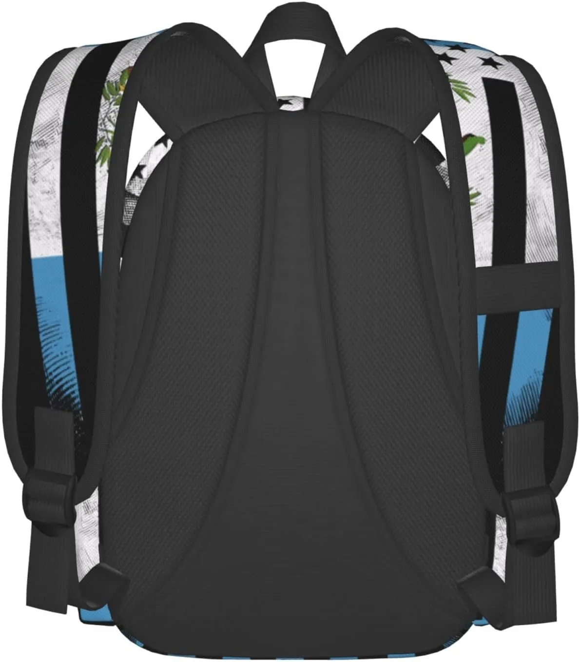Guatemala Guatemalan American Flag Casual Backpack Large Capacity Travel Backpacks Laptop Daypack Commuter Rucksack Adjustable Strap Sports Bags for Hiking Biking