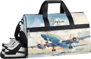 Gym Bag for Adults Personalized Duffel Bag for Men Large luggage Bags for Women Gym Accessories for Men Women Airplane Travel Duffel Bag