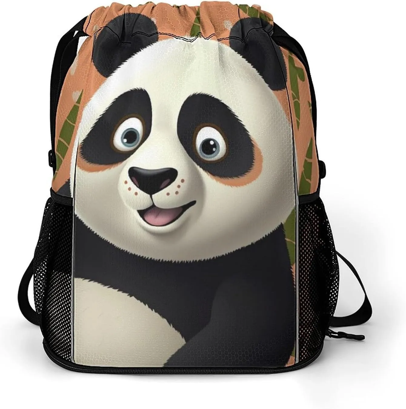 Gym Bag for Women Men Panda3Travel Duffel Bag Large Capacity Sports Drawstring Backpack