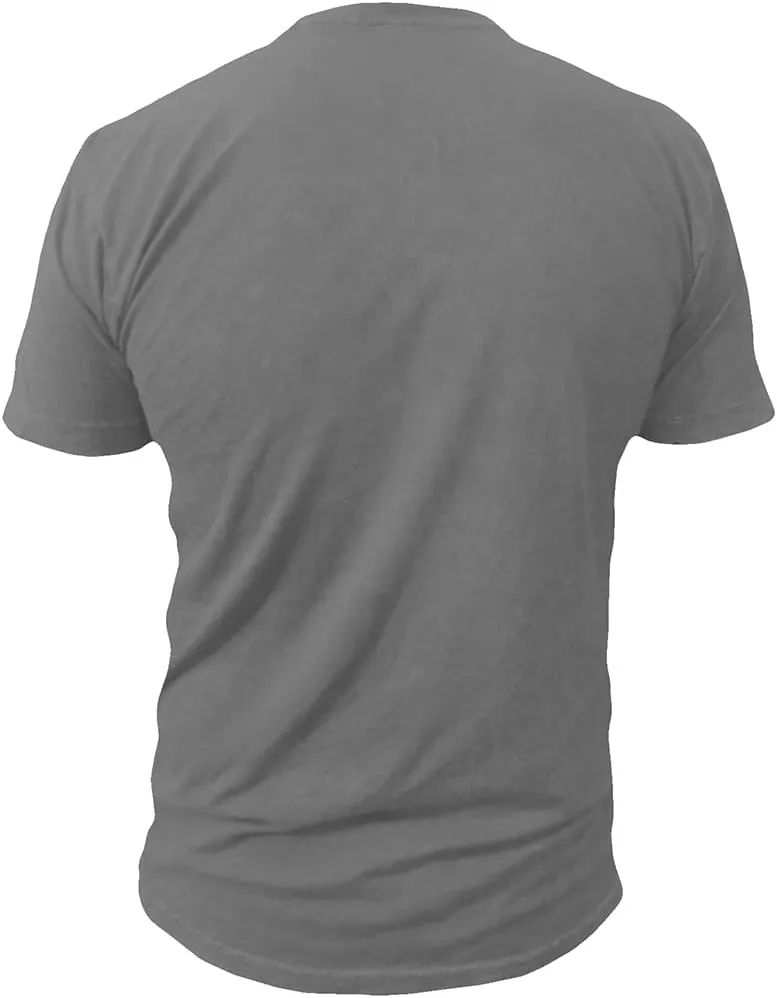 Gym Life Men's Power Up Athletic Performance Short Sleeve Workout T-Shirt, Black