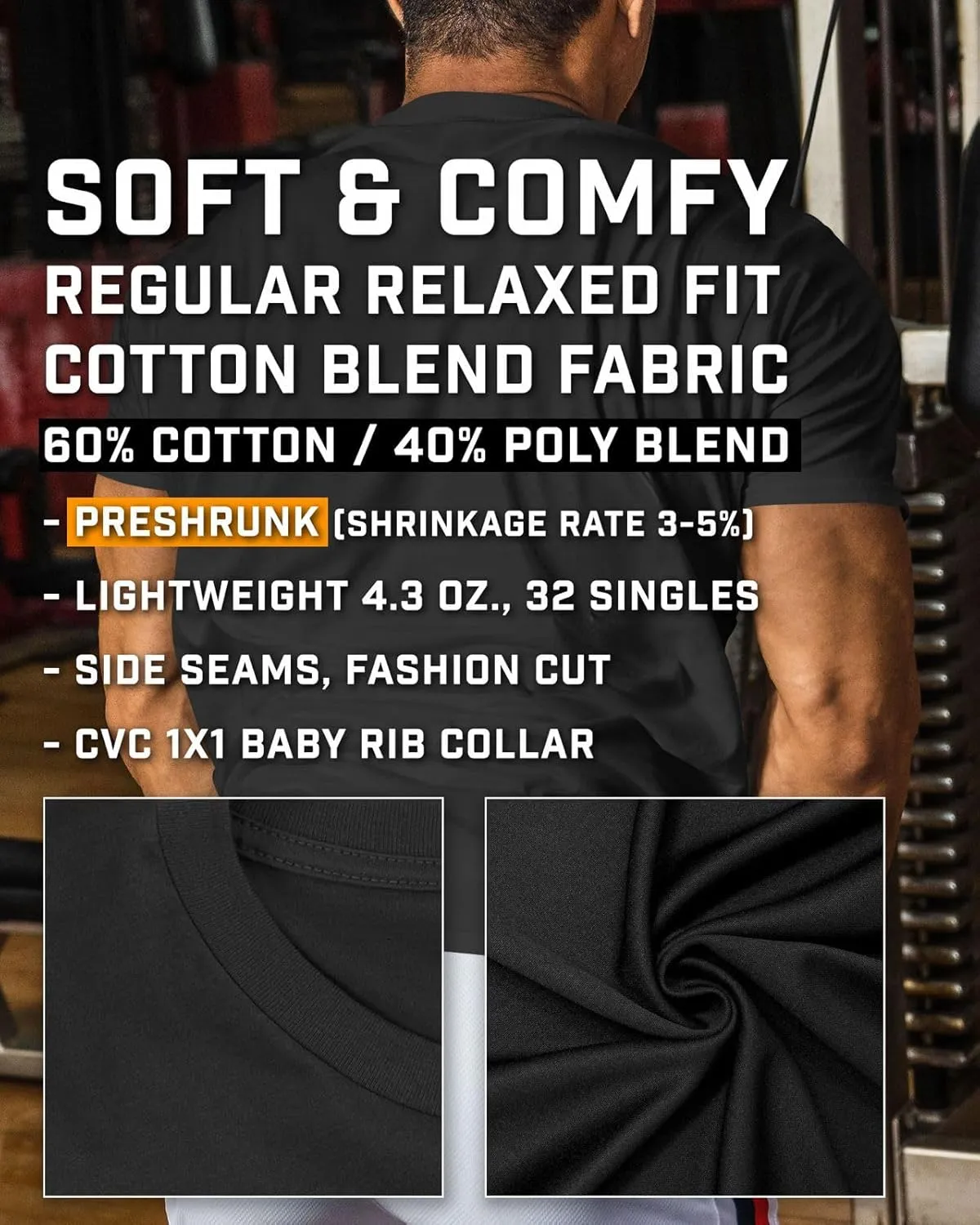 Gymish Lifestyle Recovering Couch Potato Gym Workout T-Shirt for Weightlifting