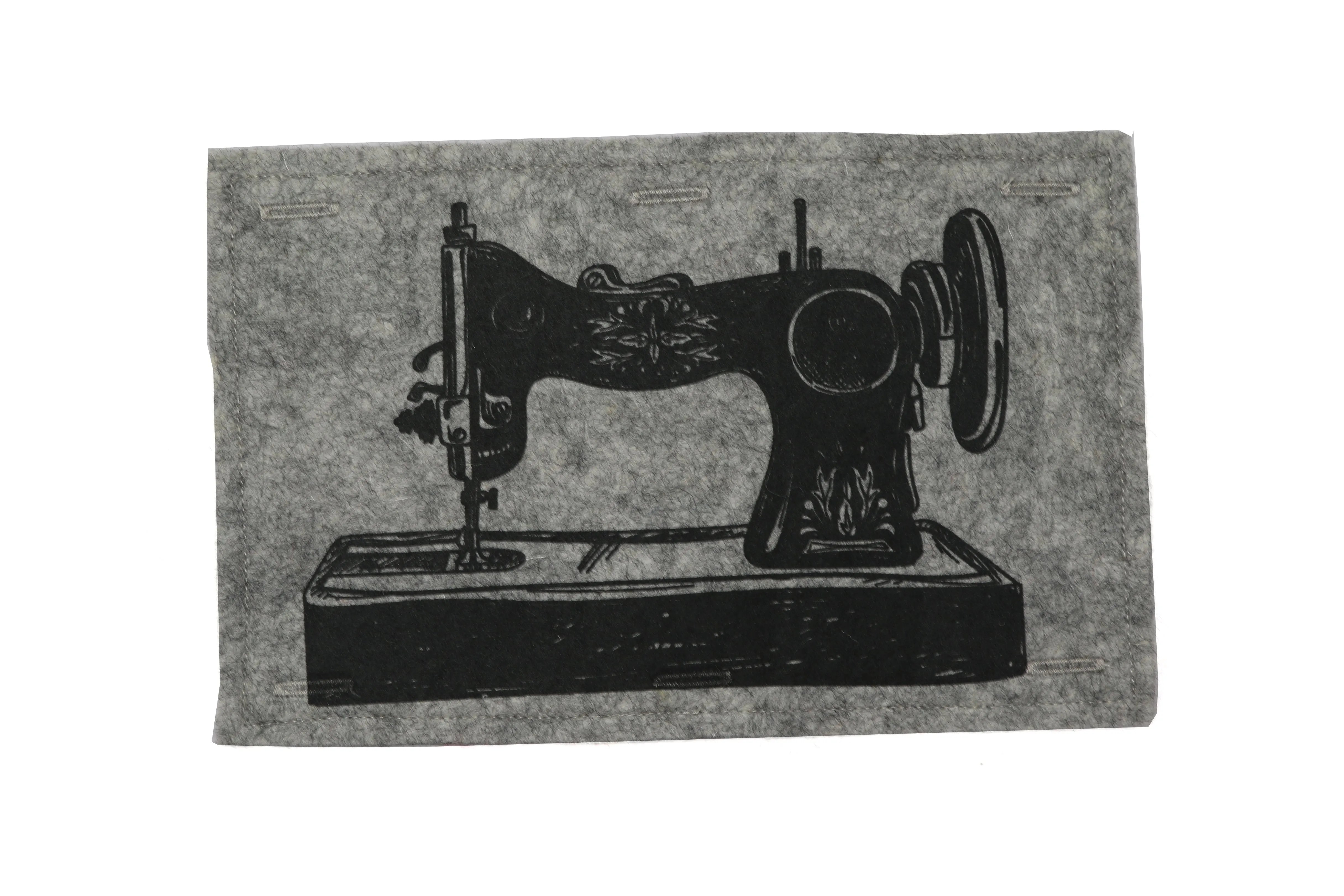 Handmaker Button On Hand Printed Art Panels