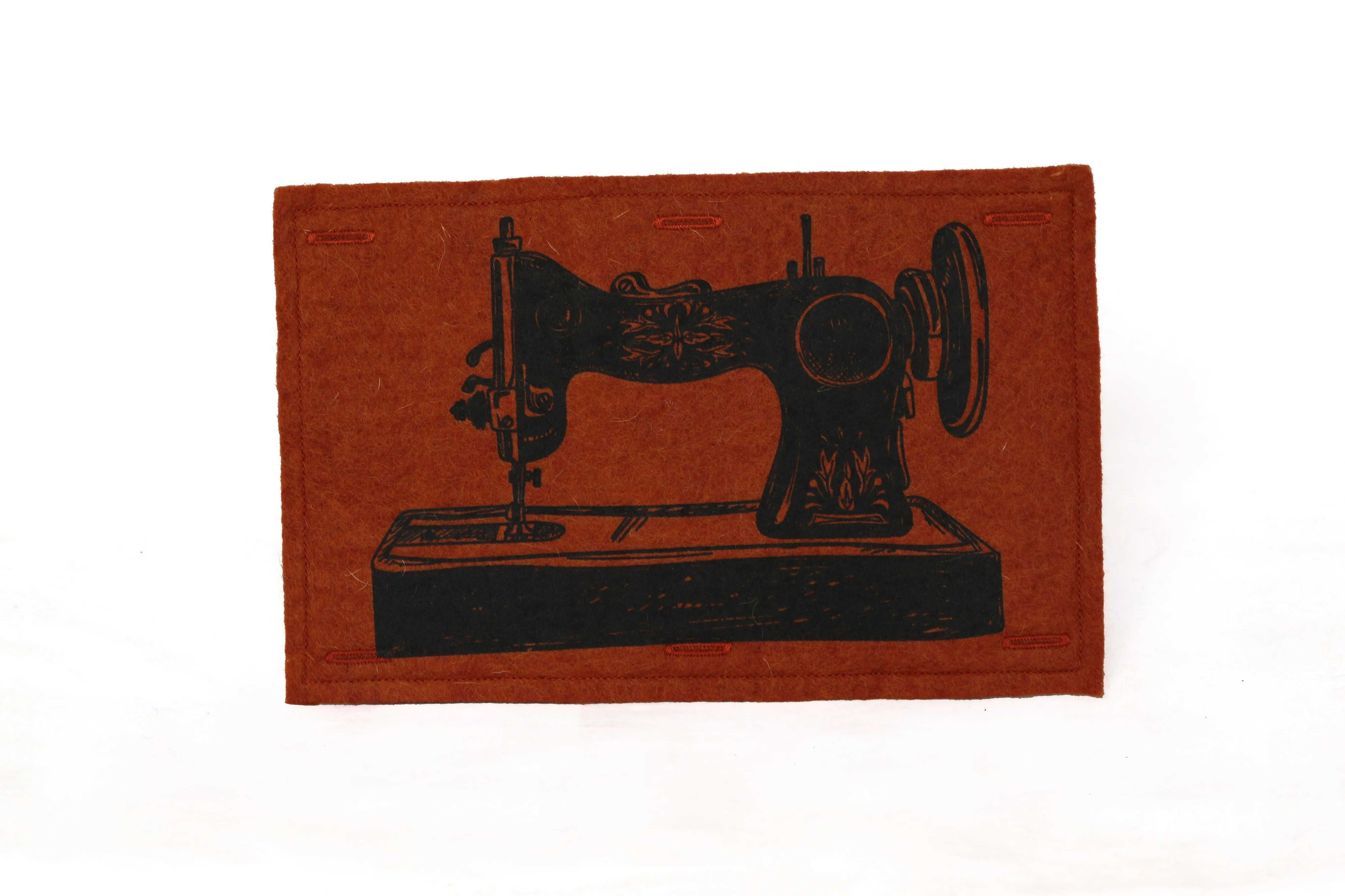 Handmaker Button On Hand Printed Art Panels