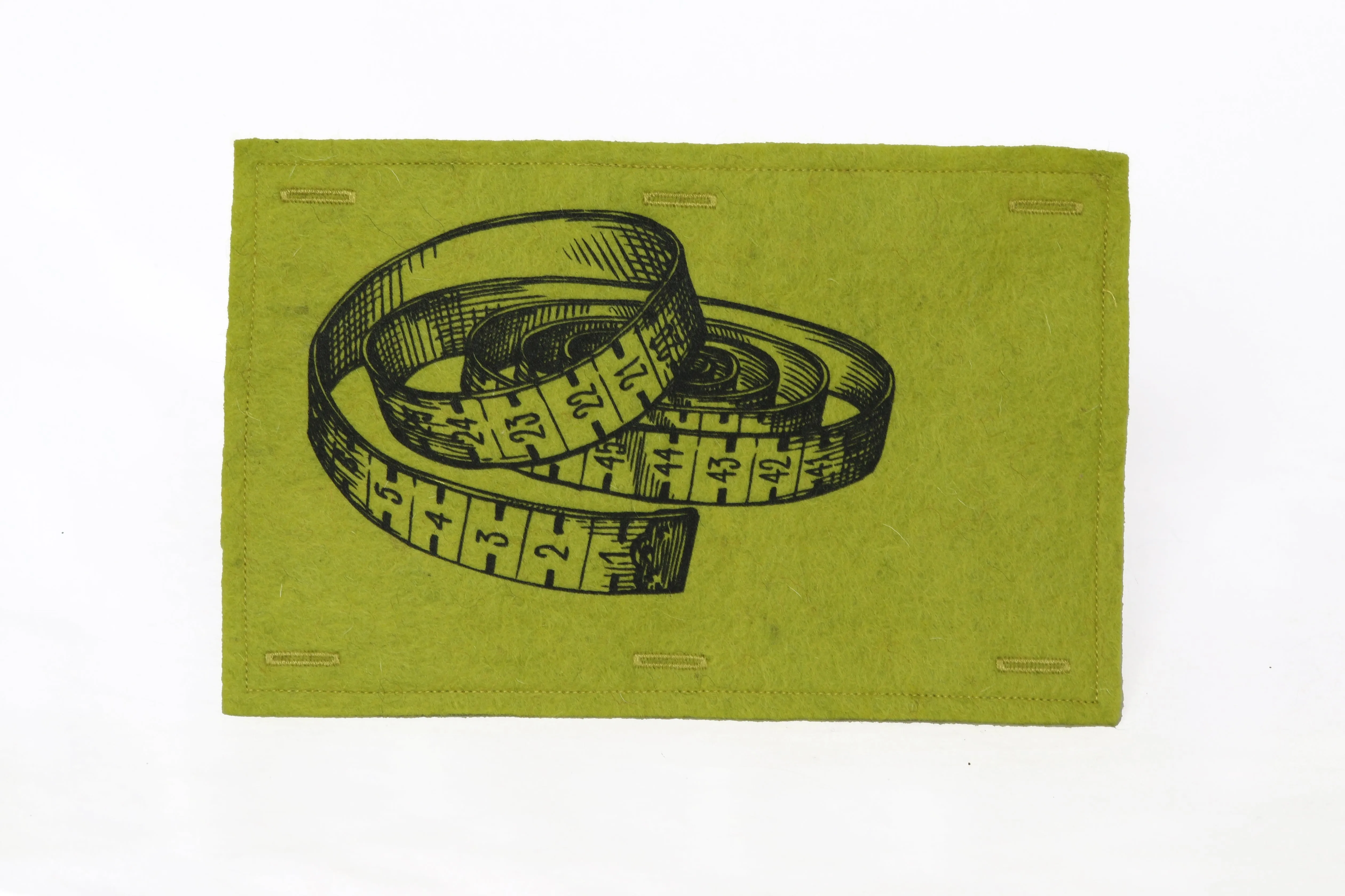 Handmaker Button On Hand Printed Art Panels