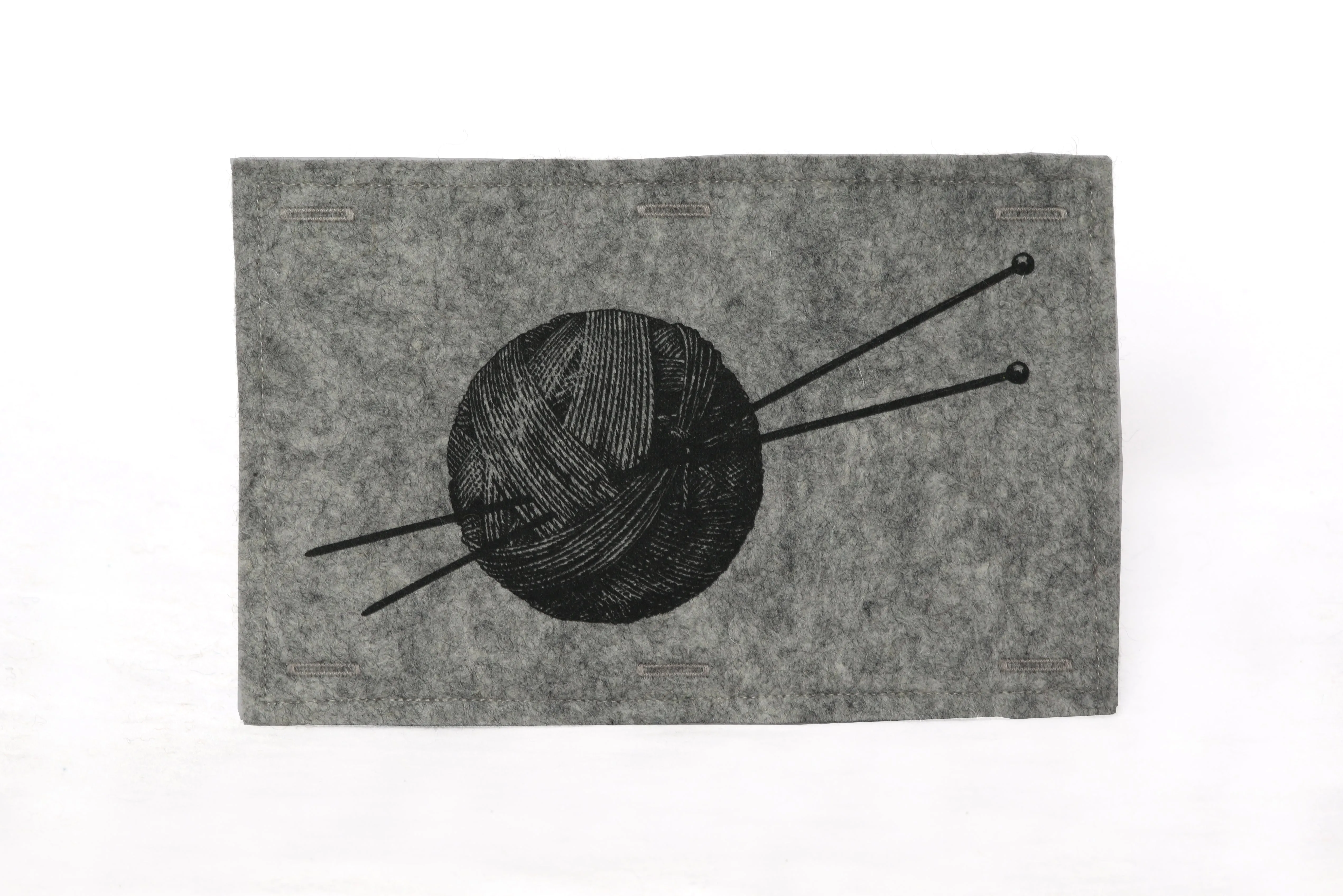 Handmaker Button On Hand Printed Art Panels