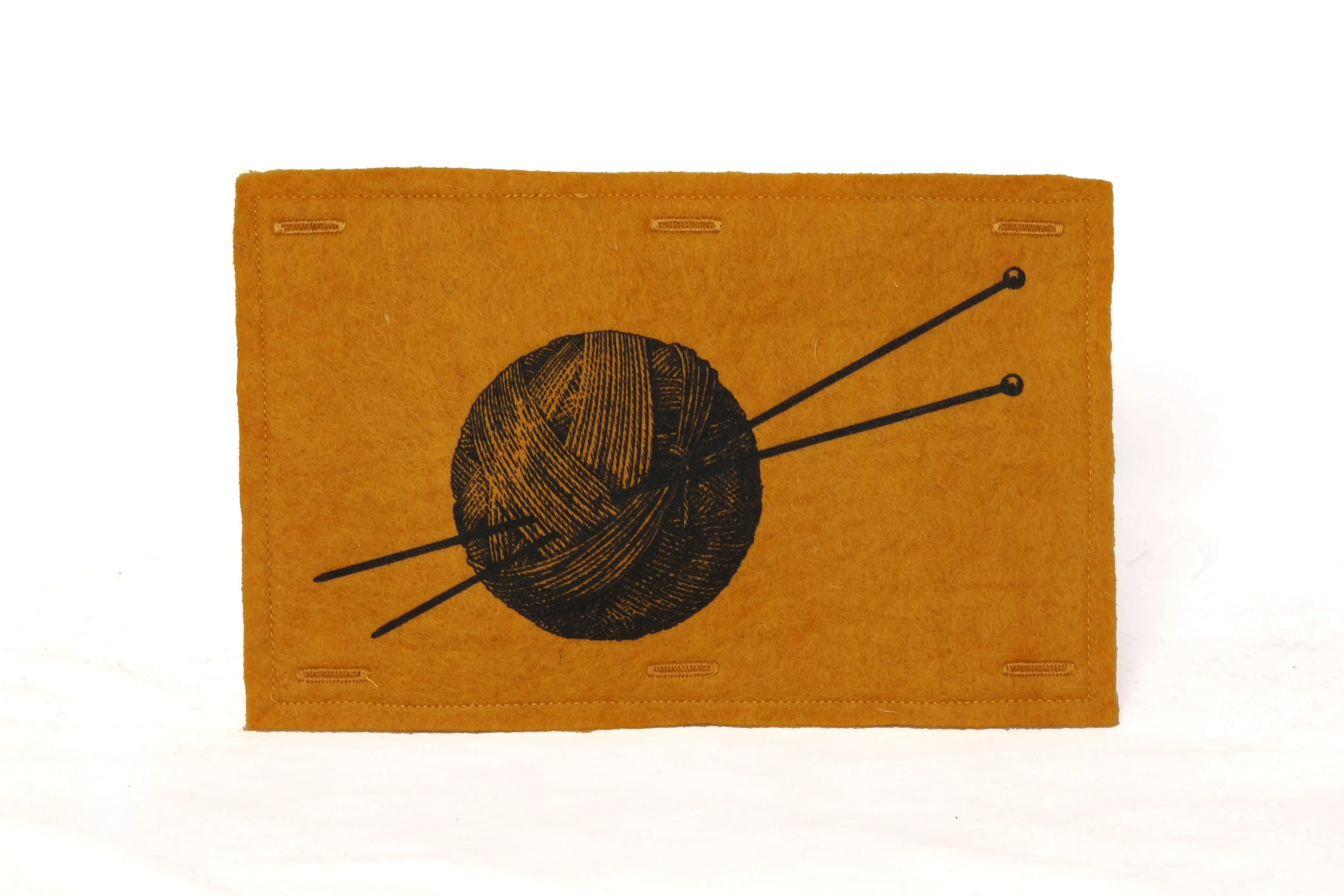 Handmaker Button On Hand Printed Art Panels