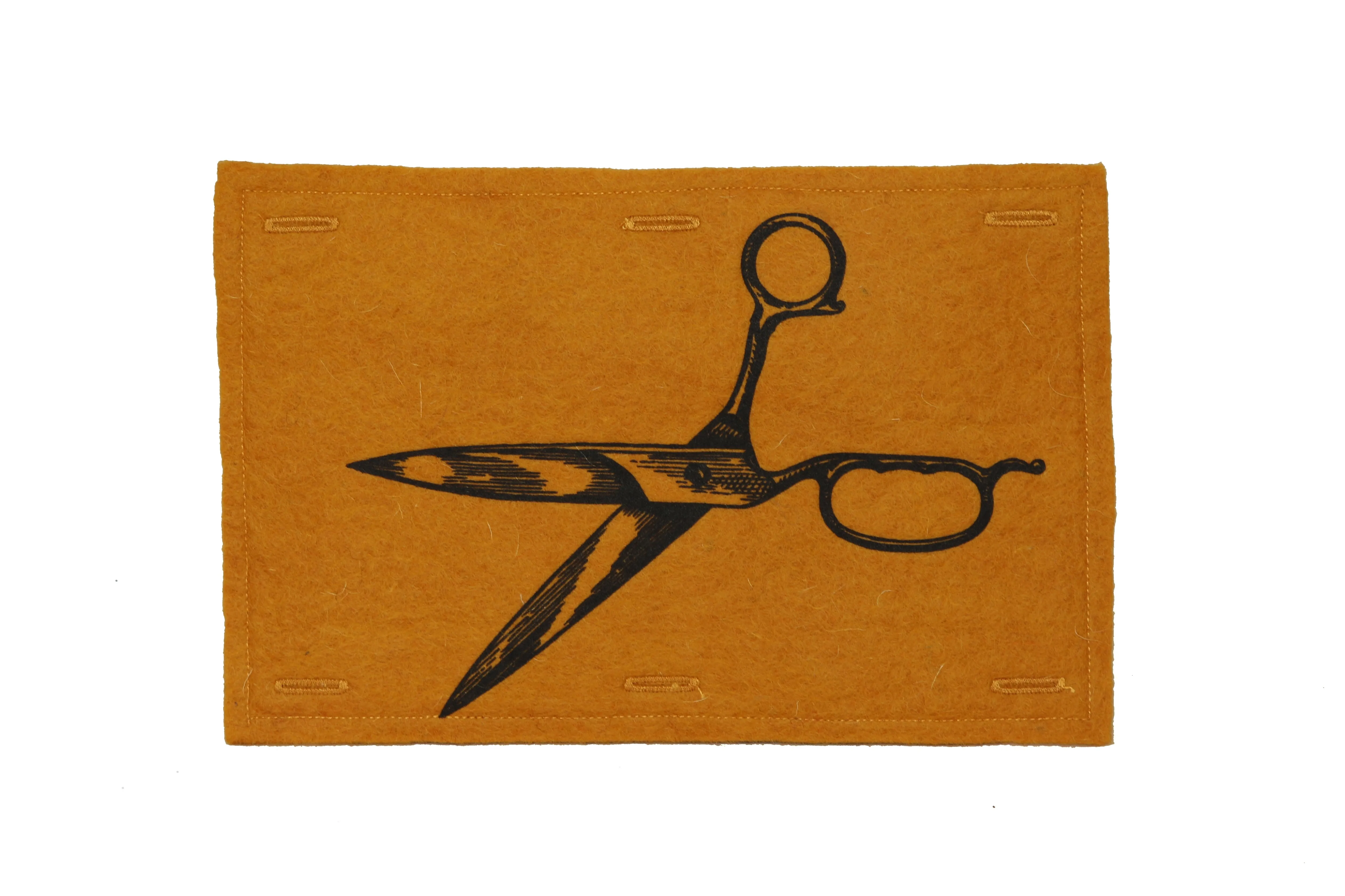 Handmaker Button On Hand Printed Art Panels