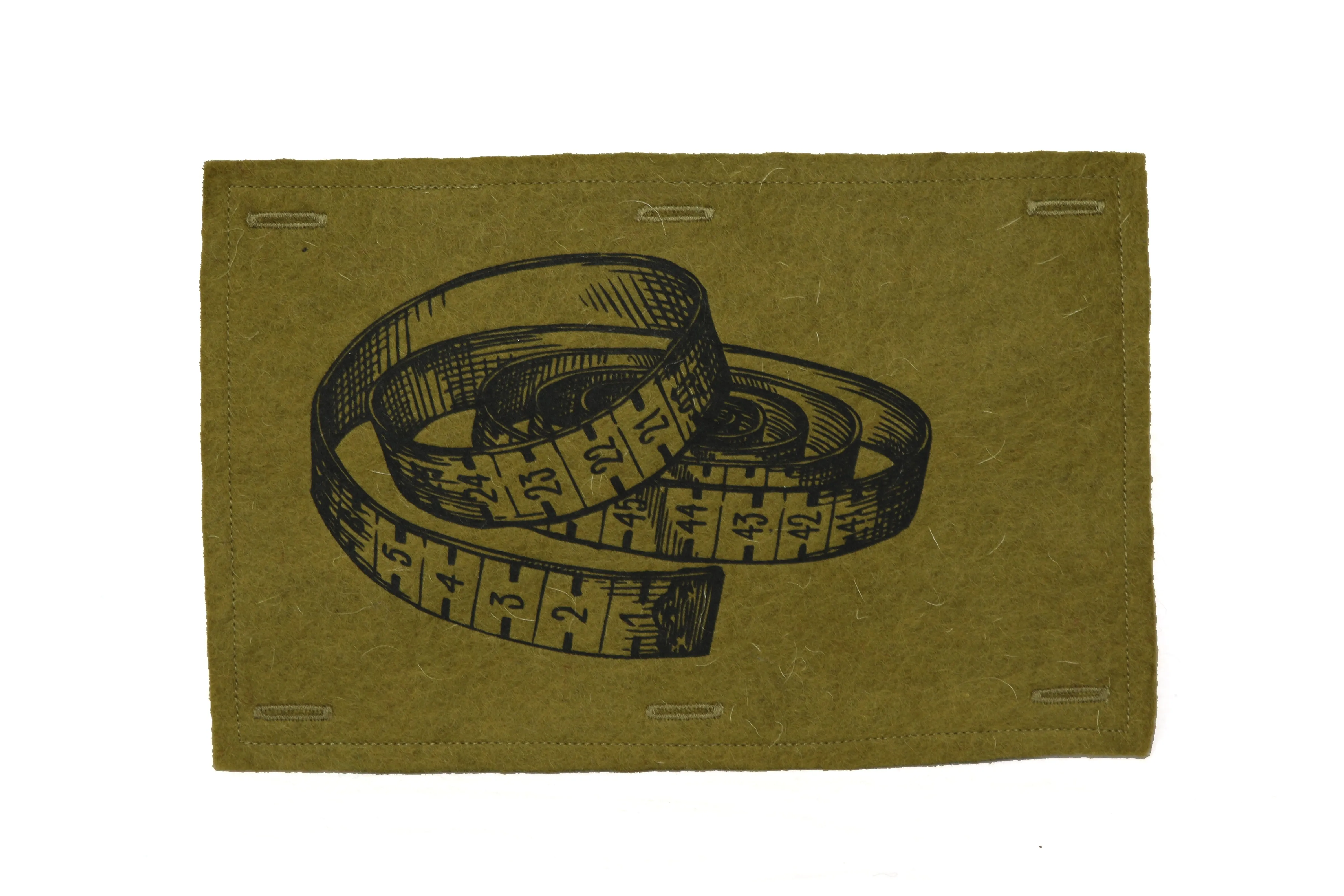Handmaker Button On Hand Printed Art Panels