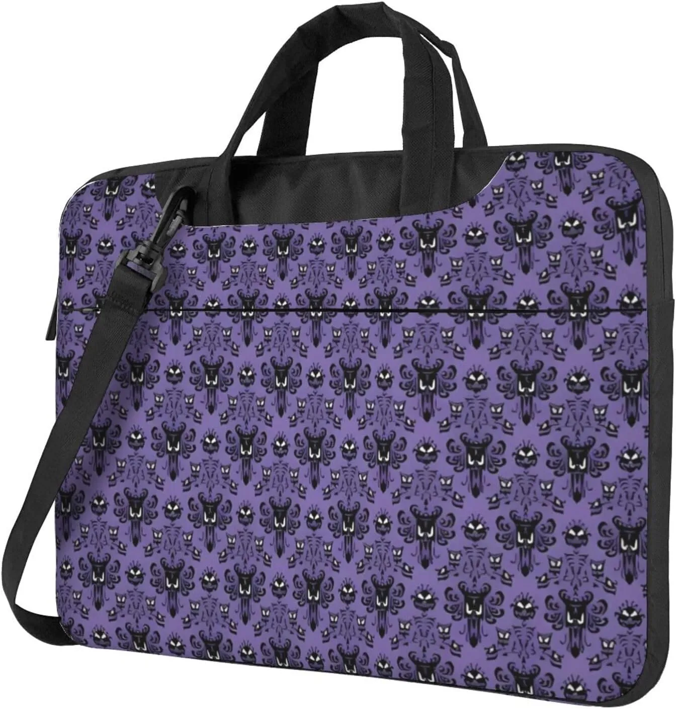 Haunted Mansion Ultra-thin portable shoulder laptop bag Stylish and Protective Shockproof soft lining