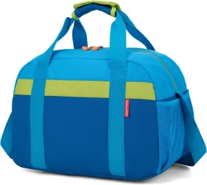 HawLander Small Duffle Bag for Kids Boys or Girls, Gym Bag for Sports (Blue)