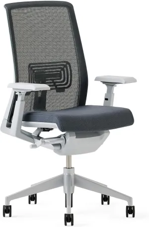 Haworth Very Mesh Office Chair - Stylish Ergonomic Desk Chair with Lumbar Support and Forward Tilt Feature (Slate)