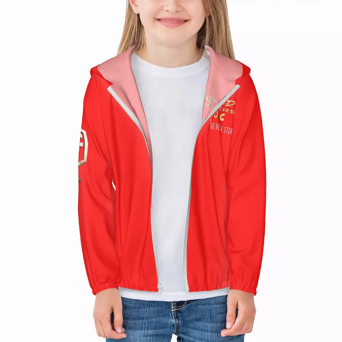 HC_F2 IoT-powered Hsm Customer satisfaction Zipper Protective Hoodie Lightweight Sun Kids