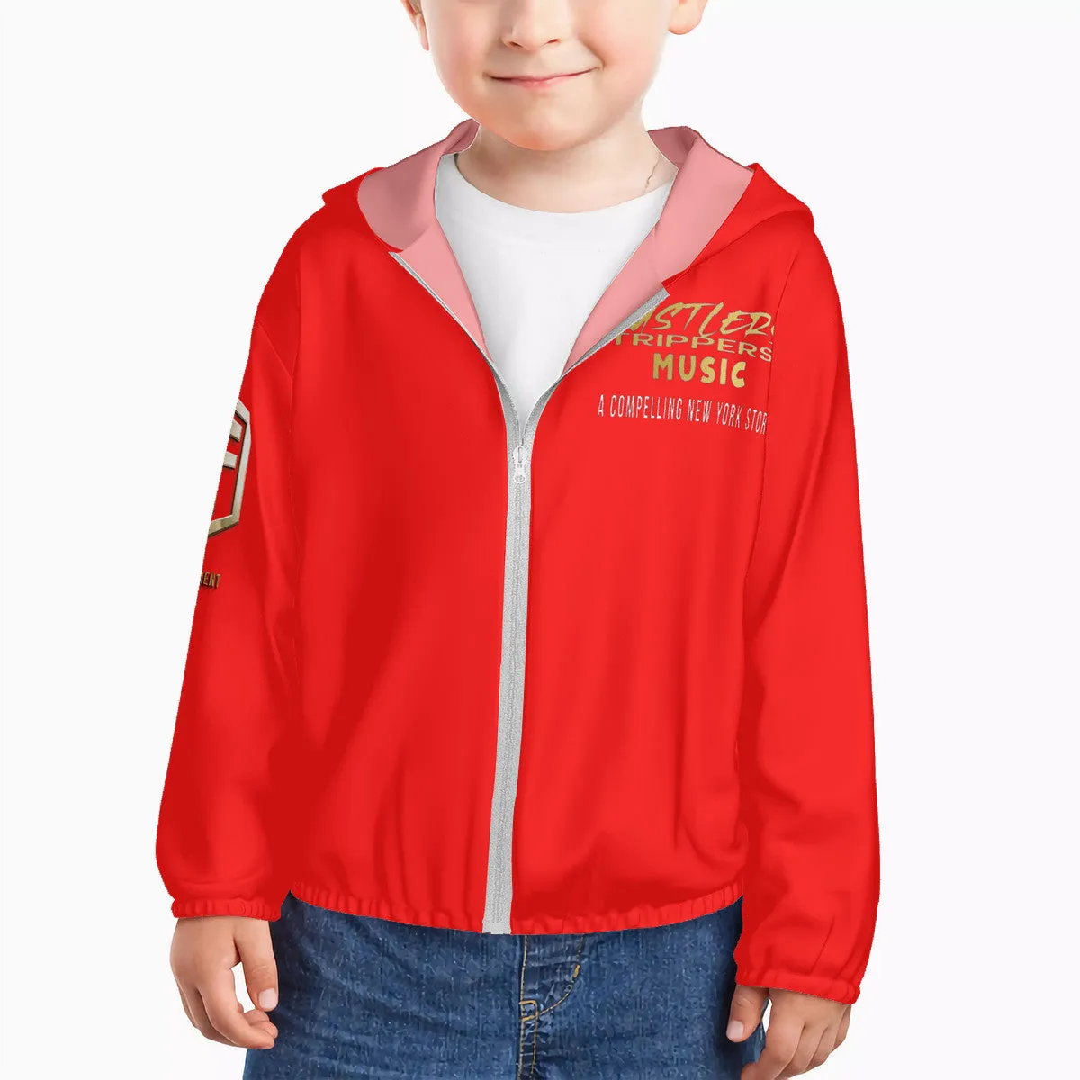 HC_F2 IoT-powered Hsm Customer satisfaction Zipper Protective Hoodie Lightweight Sun Kids