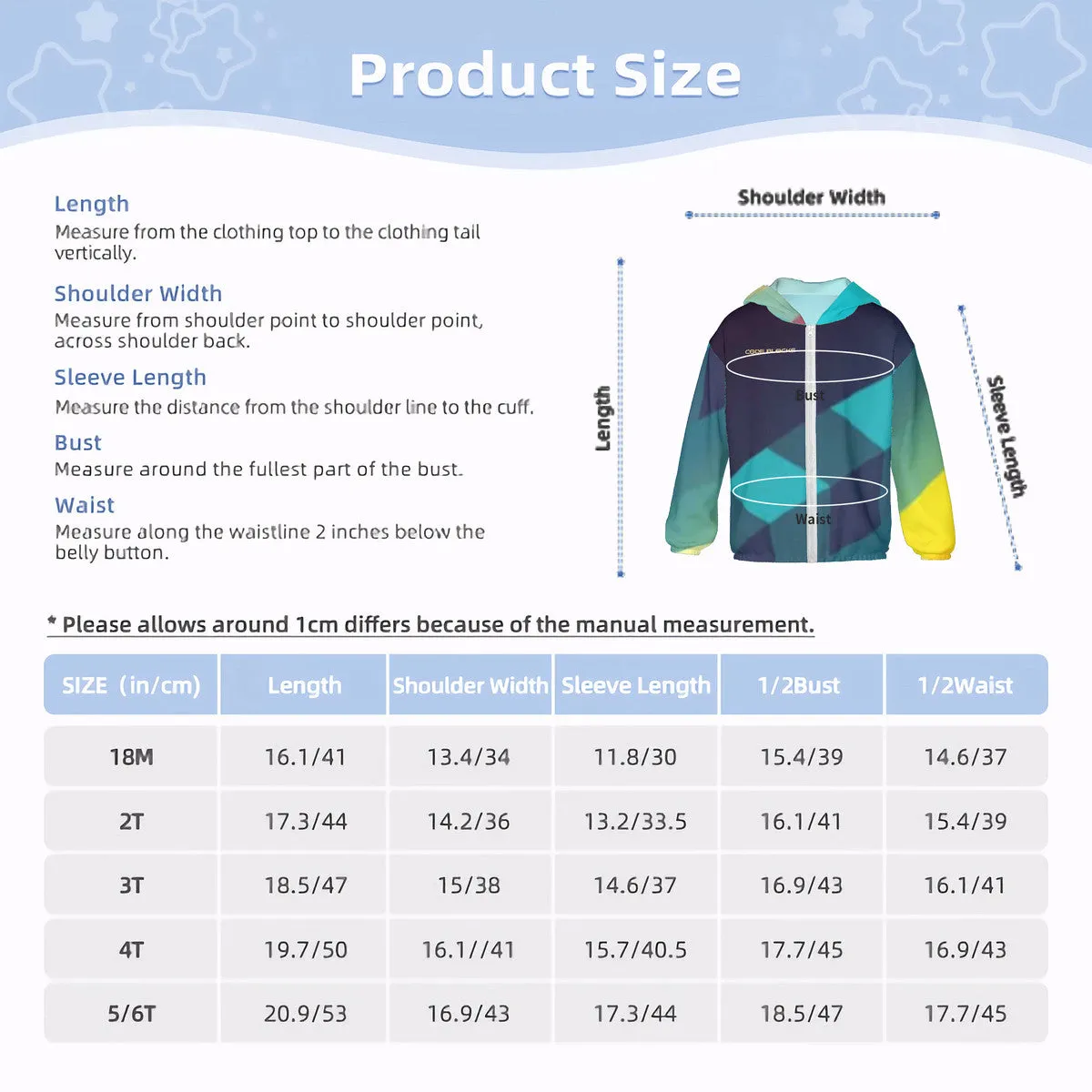 HC_F2 Kids Sun Protective Lightweight Zipper Hoodie