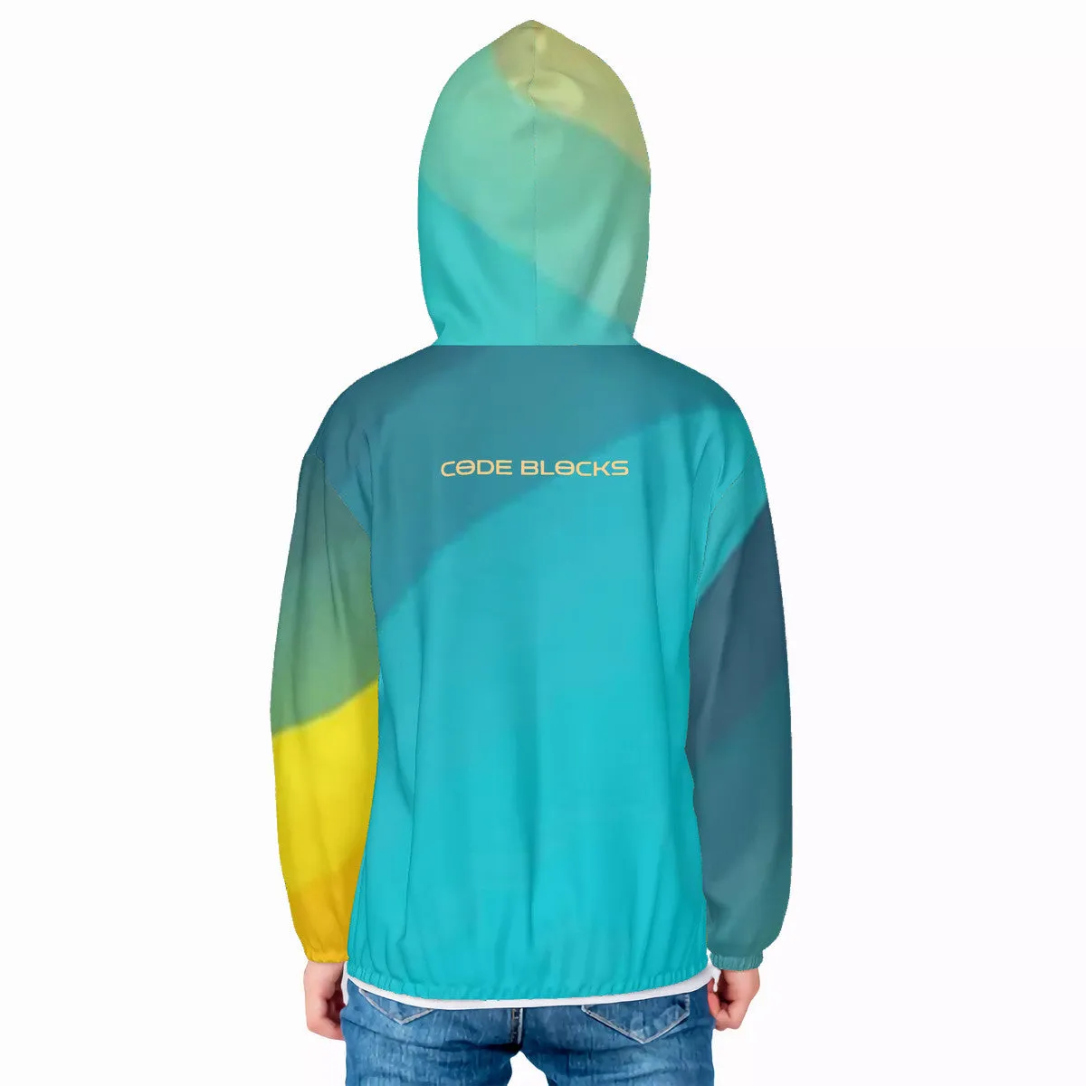 HC_F2 Kids Sun Protective Lightweight Zipper Hoodie
