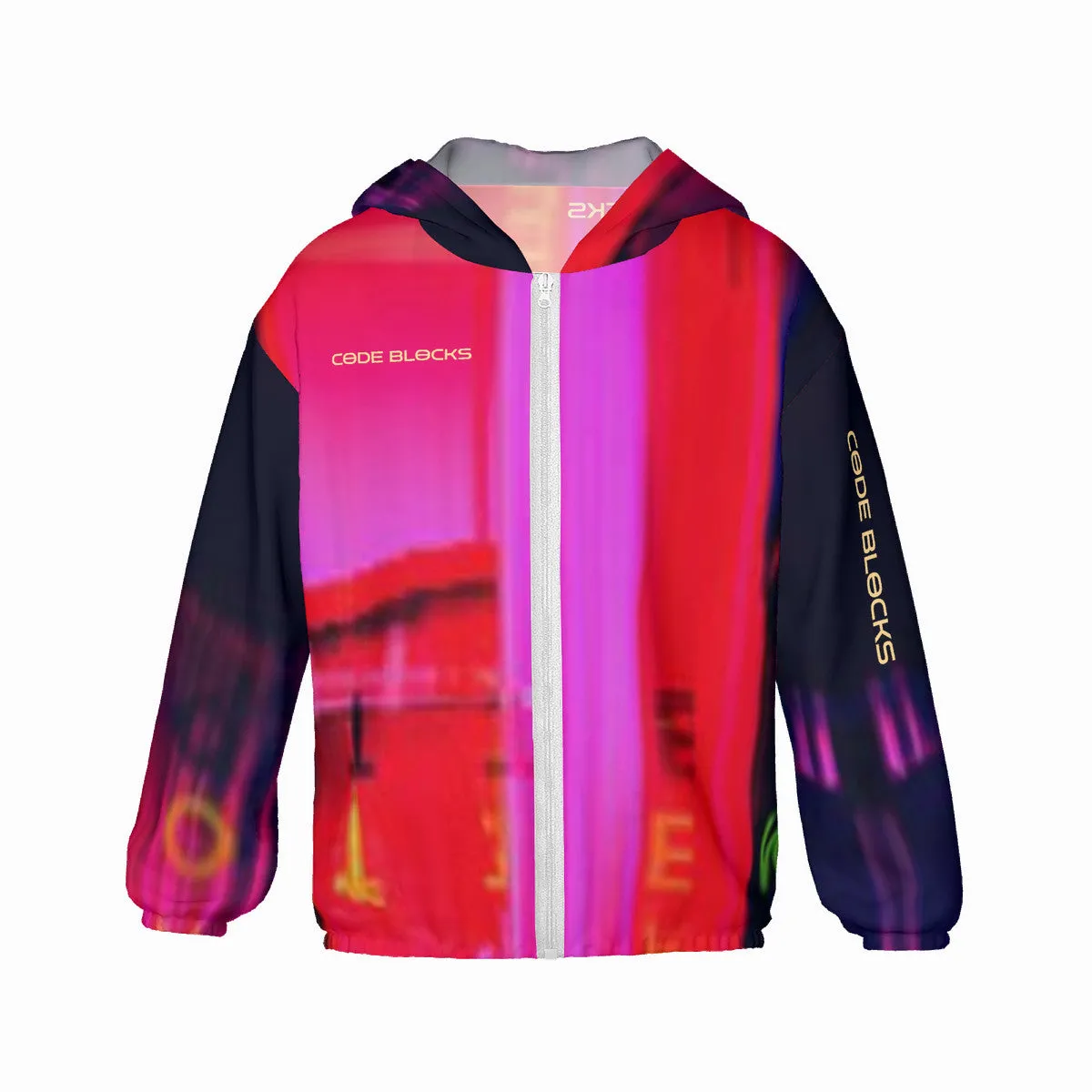 HC_F2 Kids Sun Protective Lightweight Zipper Hoodie