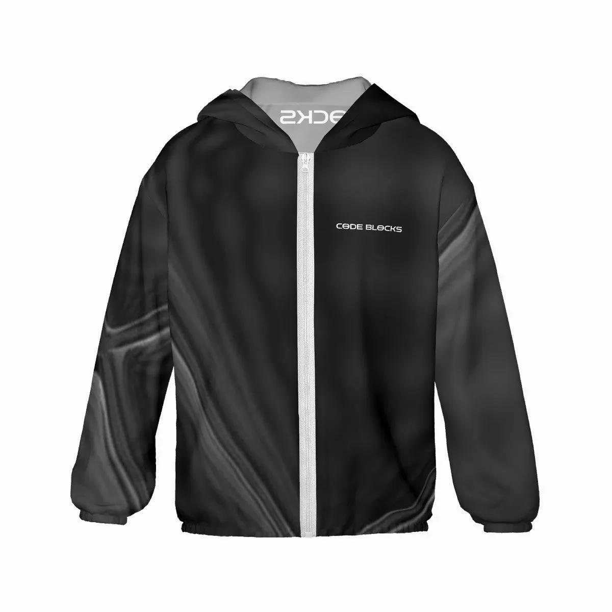 HC_F2 Kids Sun Protective Lightweight Zipper Hoodie