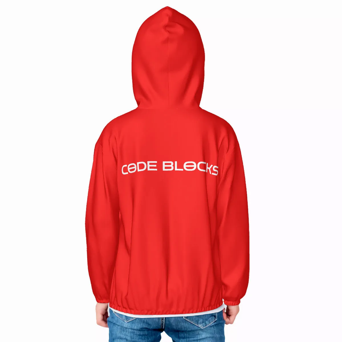 HC_F2 Kids Sun Protective Lightweight Zipper Hoodie