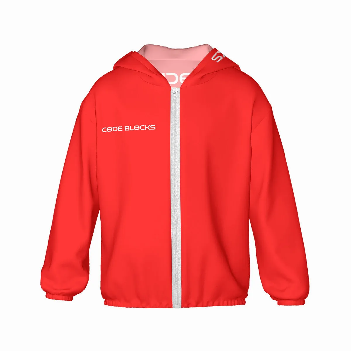 HC_F2 Kids Sun Protective Lightweight Zipper Hoodie