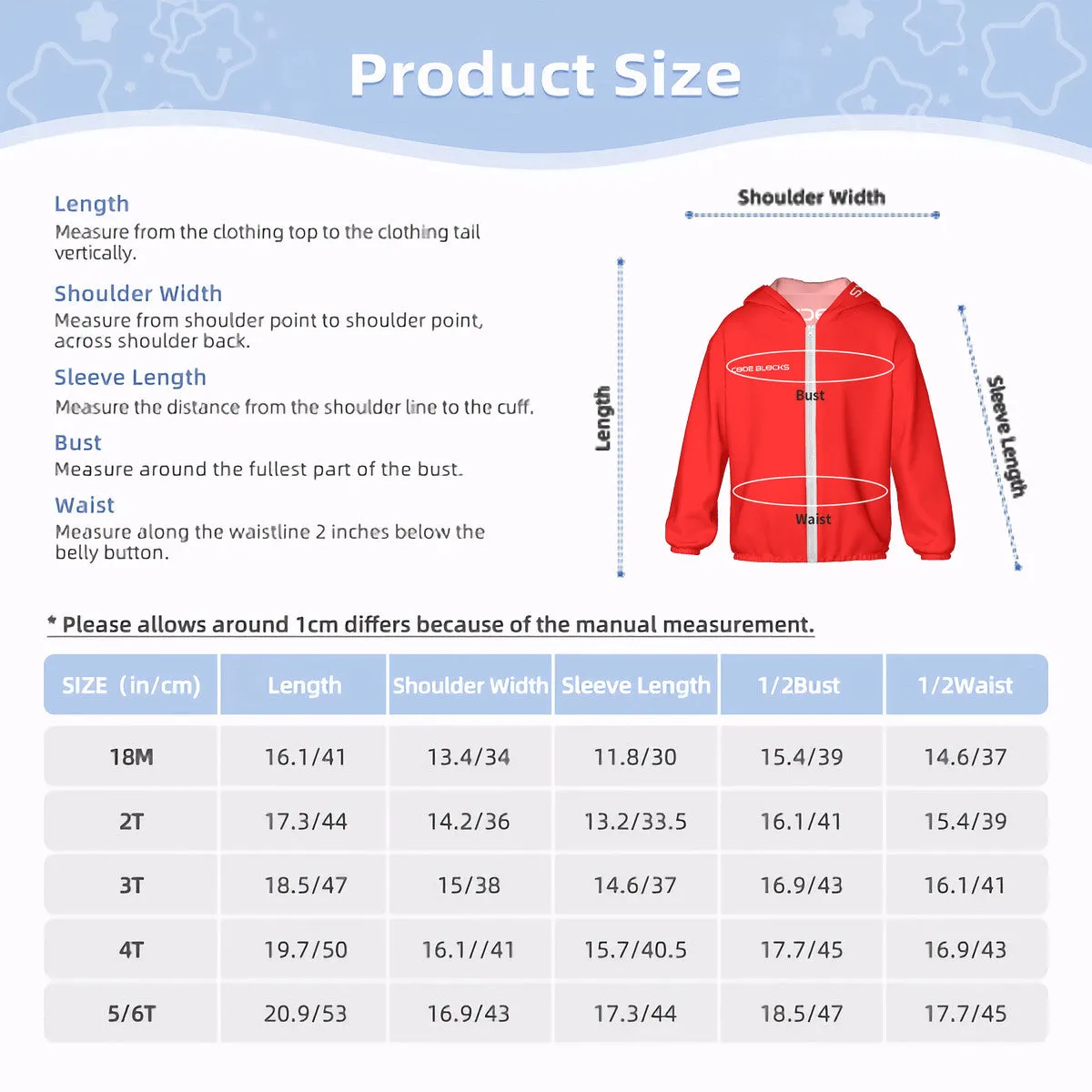 HC_F2 Kids Sun Protective Lightweight Zipper Hoodie