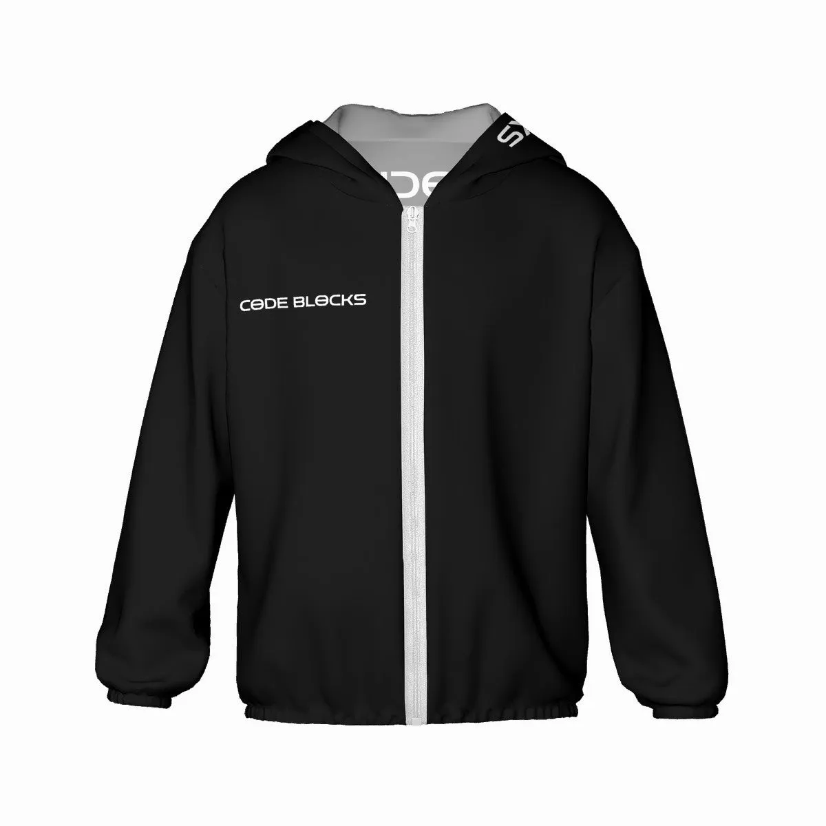 HC_F2 Kids Sun Protective Lightweight Zipper Hoodie