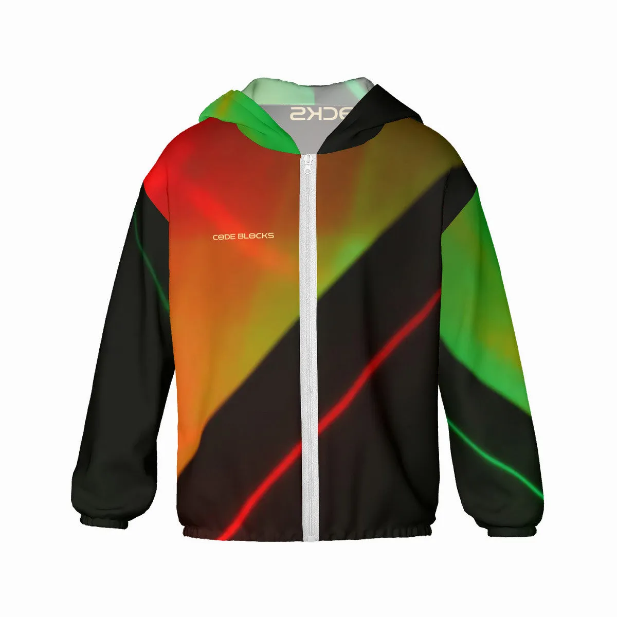 HC_F2 Kids Sun Protective Lightweight Zipper Hoodie