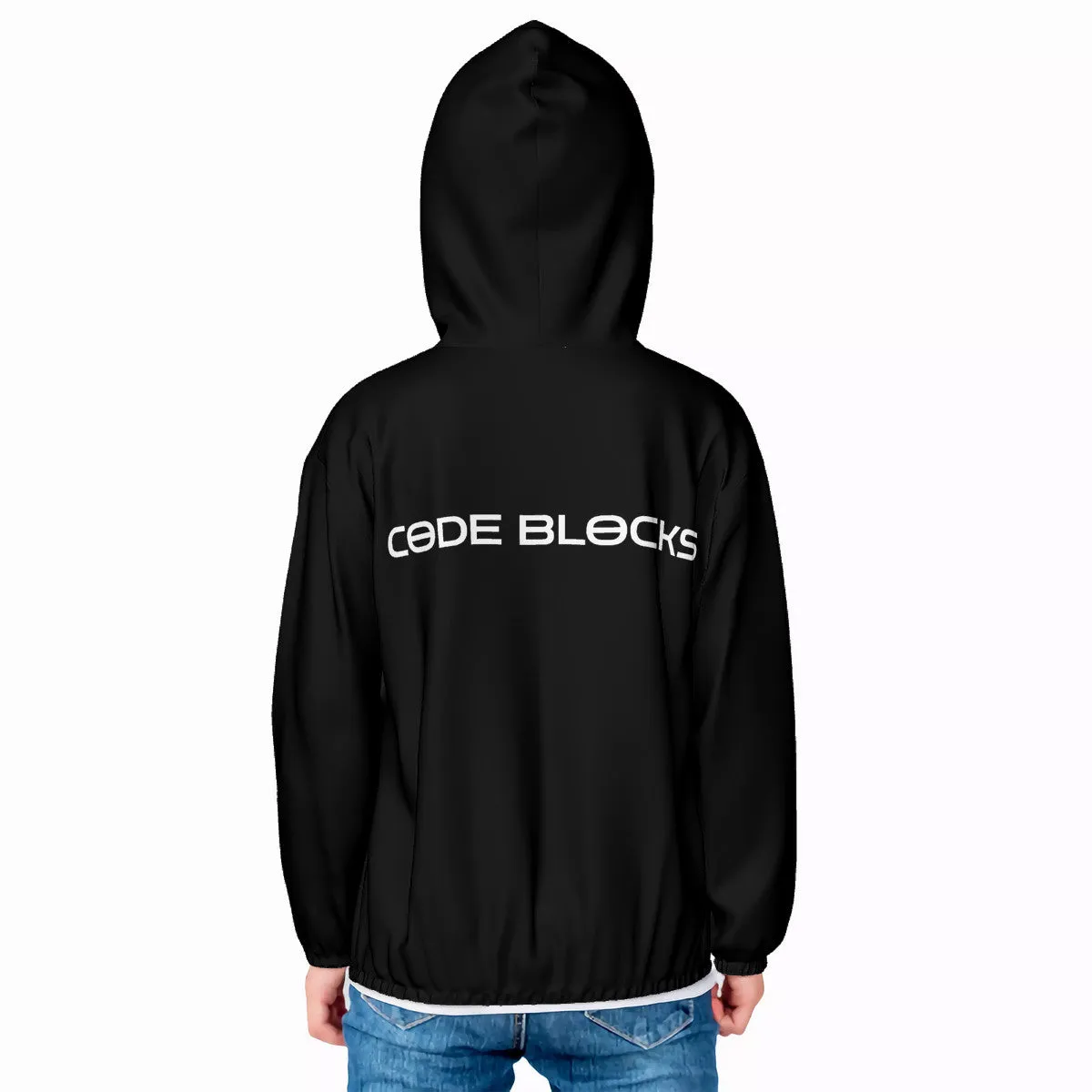 HC_F2 Kids Sun Protective Lightweight Zipper Hoodie